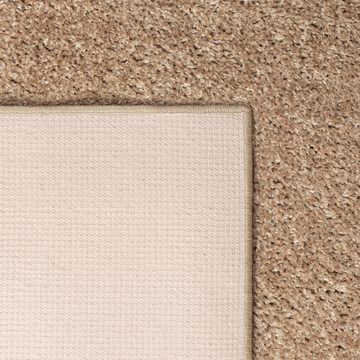 Teppich Klassischer Kuschelteppich warm & kuschelig, in beige, TeppichHome24, rechteckig, Höhe: 25 mm