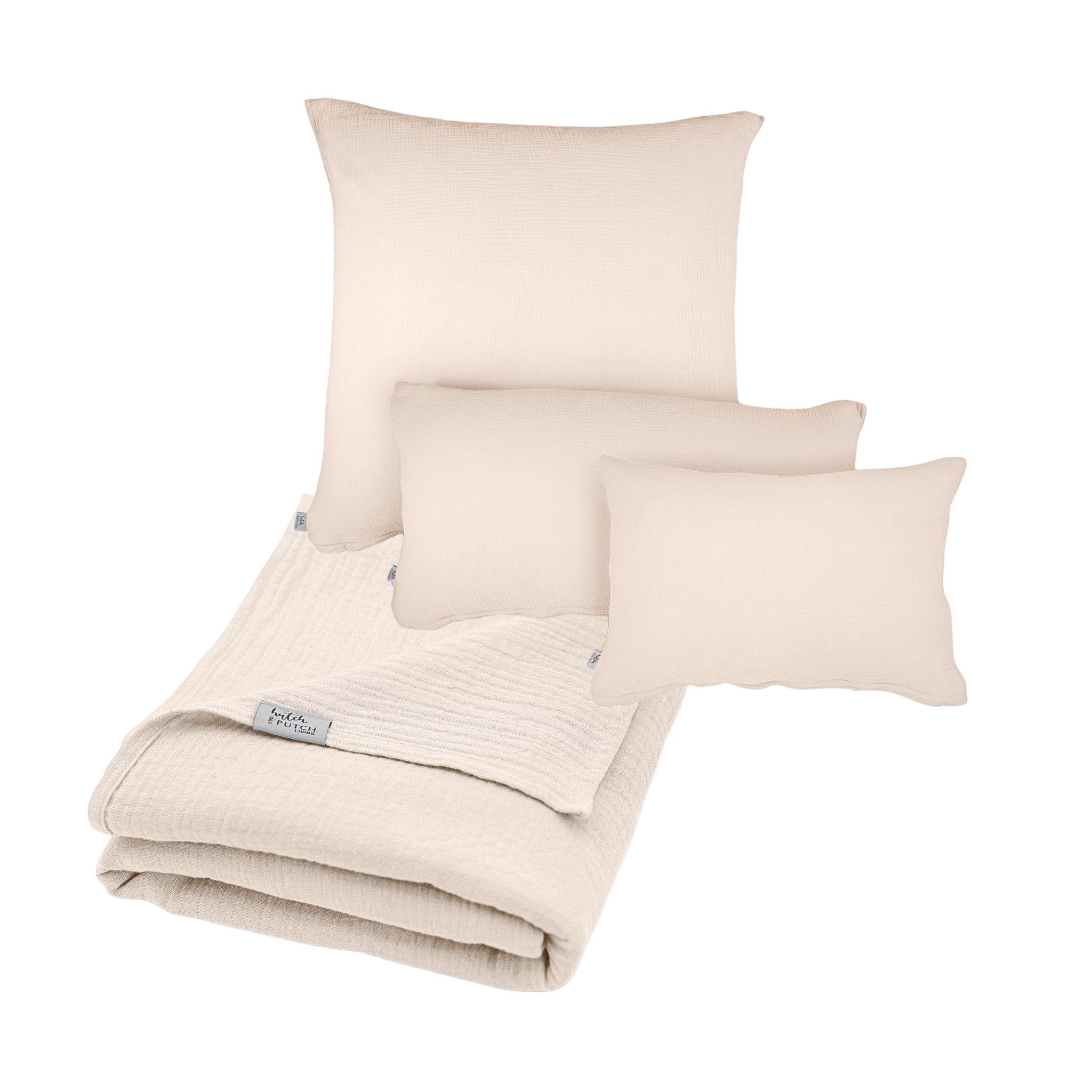 hutch&putch Bettwäsche Musselin-Sommerbundle (Sommerdecke 200x135cm + günstig online kaufen