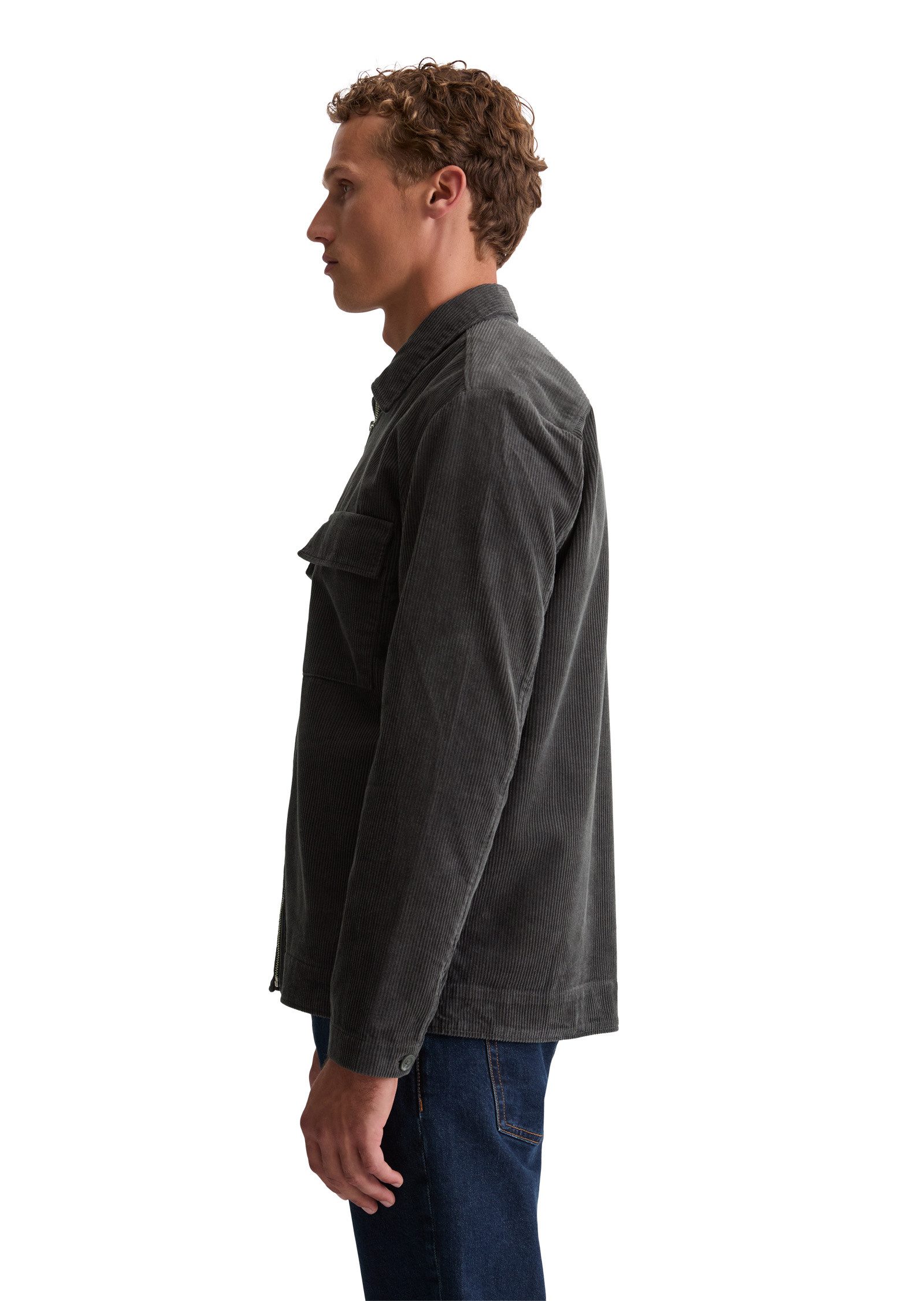 Marc O'Polo Kurzjacke aus schwerem Bio-Baumwoll-Cord günstig online kaufen