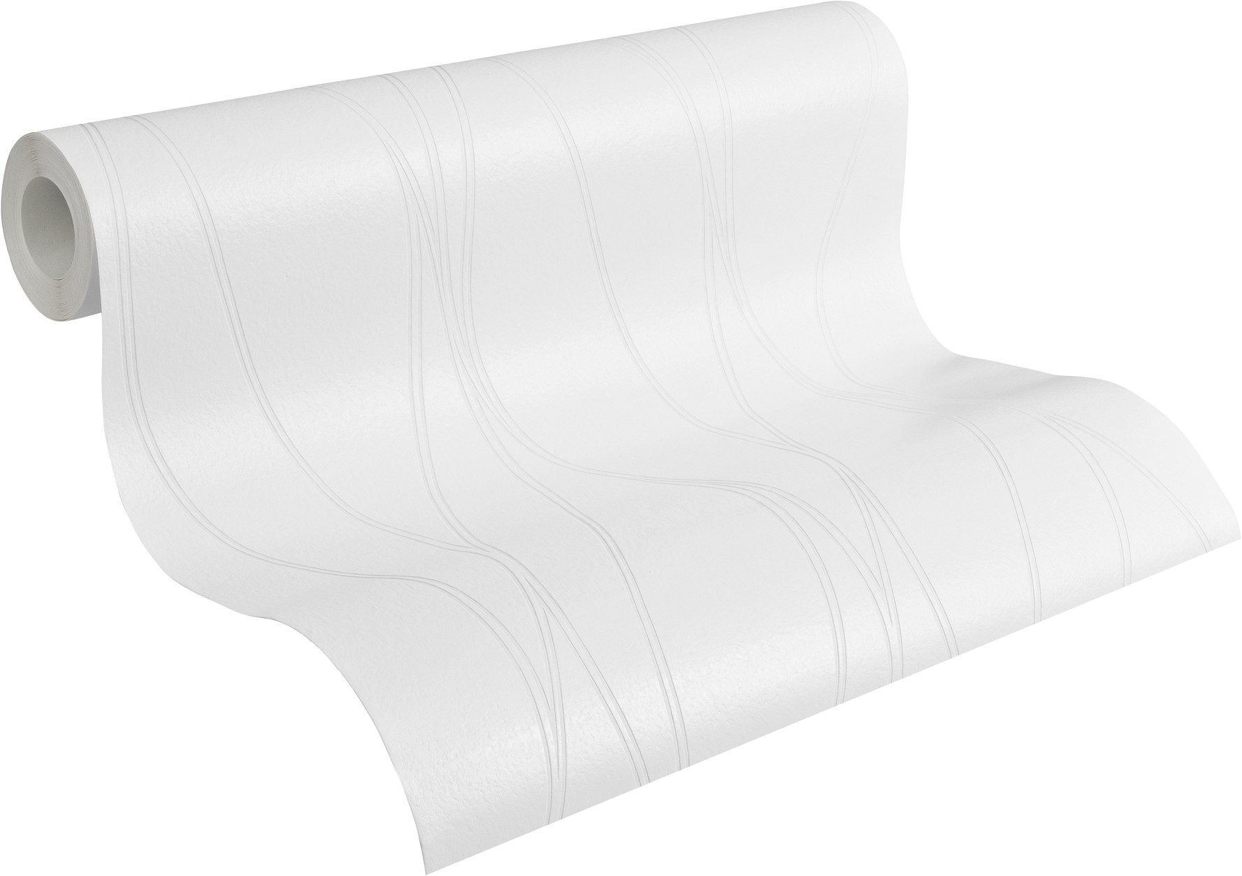 A.S. Création Vliestapete Meistervlies, strukturiert, gestreift, Streifen, mehrfarbig, Struktur Tapete Streifen Überstreichbar Tapeten Wohnzimmer Flur Design