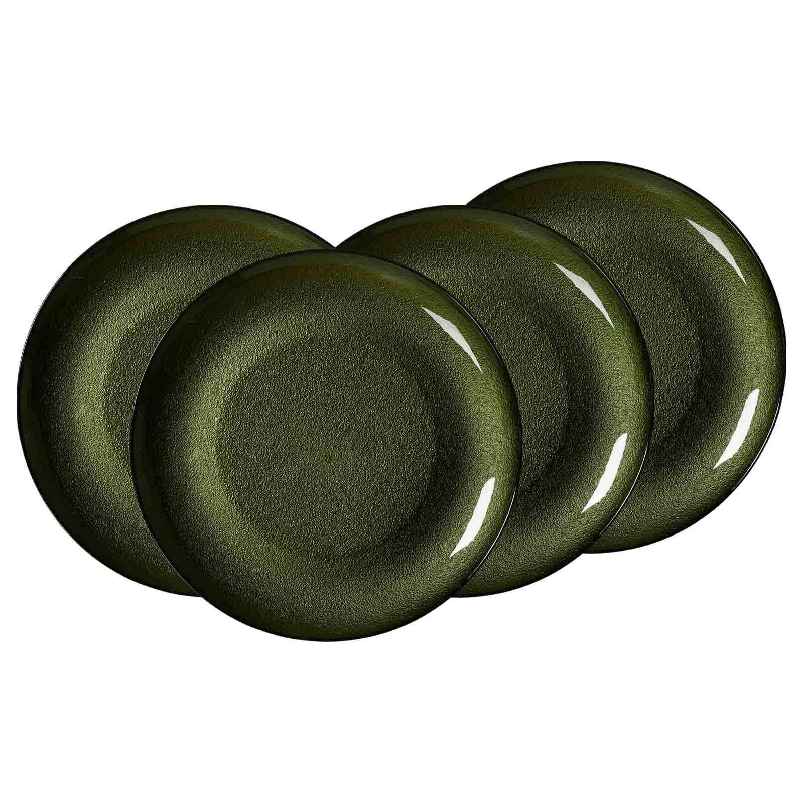 Ritzenhoff & Breker Servierplatte Grazia Platzteller ø 33 cm 4er Set, Glas, (4-tlg)