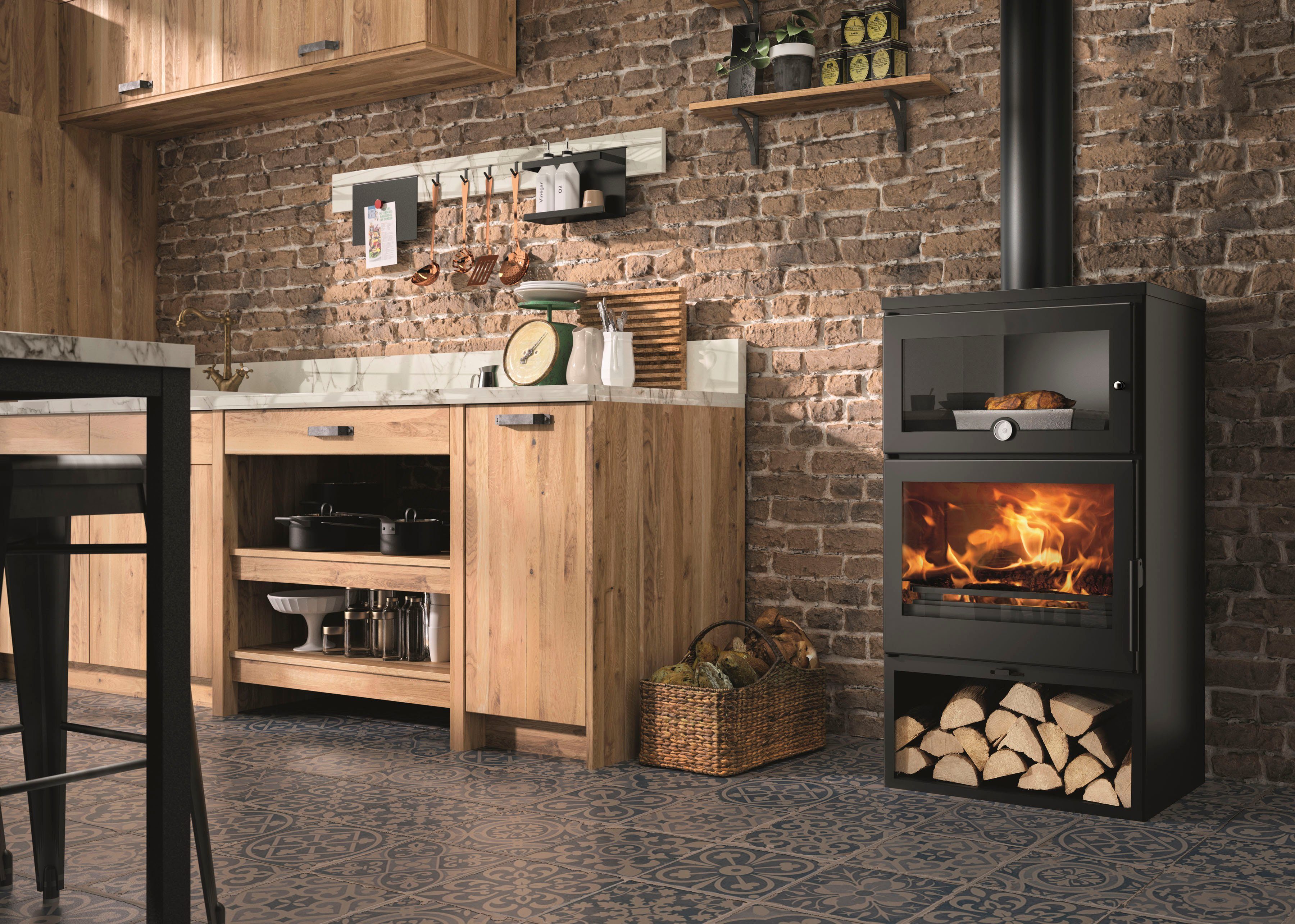 Panadero Kaminofen Kaminofen Oven Ecodesign, 7,1 günstig online kaufen