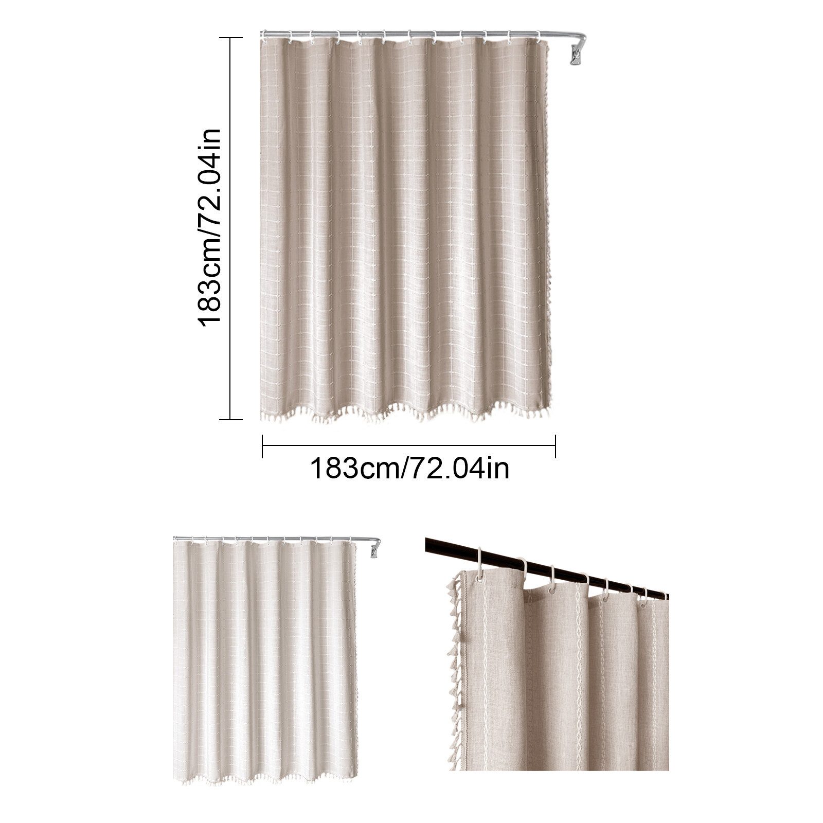 HAUSS SPOLE Duschvorhang Duschvorhang Badvorhang Badewannenvorhang Badezimm günstig online kaufen