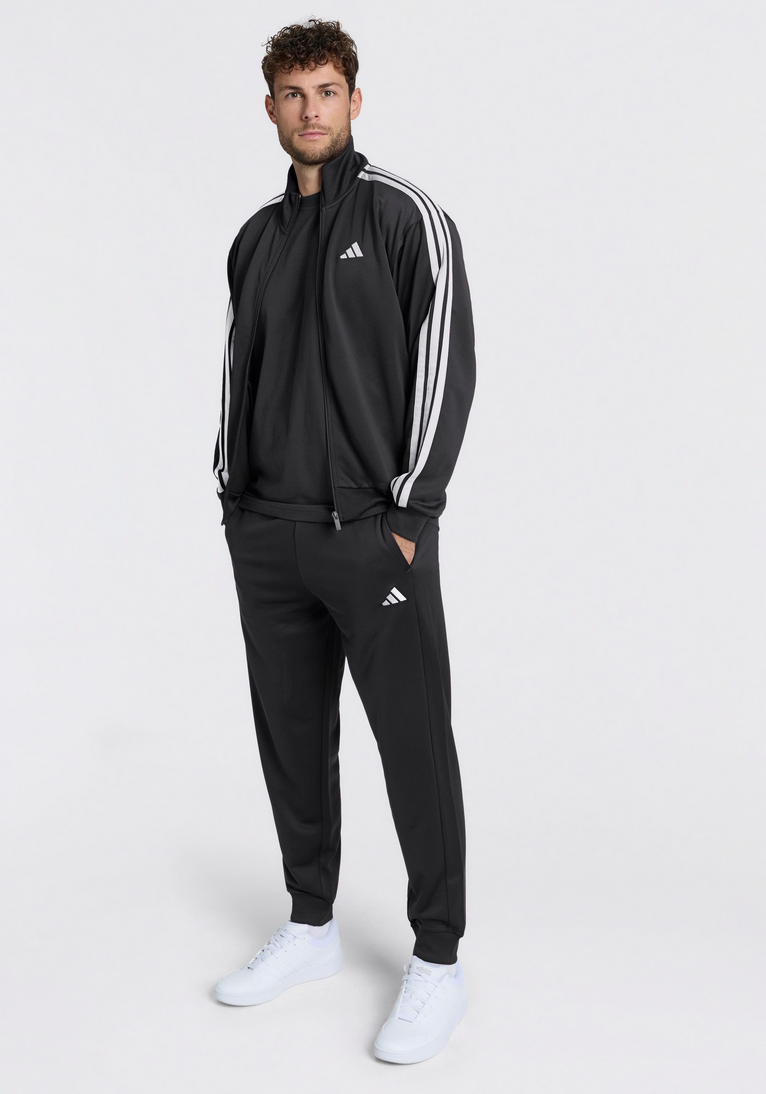 adidas Sportswear Trainingsanzug 3-STREIFEN FRENCH TERRY (2-tlg)