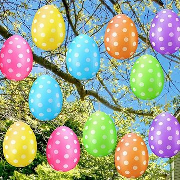 yozhiqu Dekoobjekt Dekoobjekt, Aufblasbare Ostereier, Kinderspielzeug für draußen, 24 Zoll Ostern aufblasbare dekorative Ei Ballon