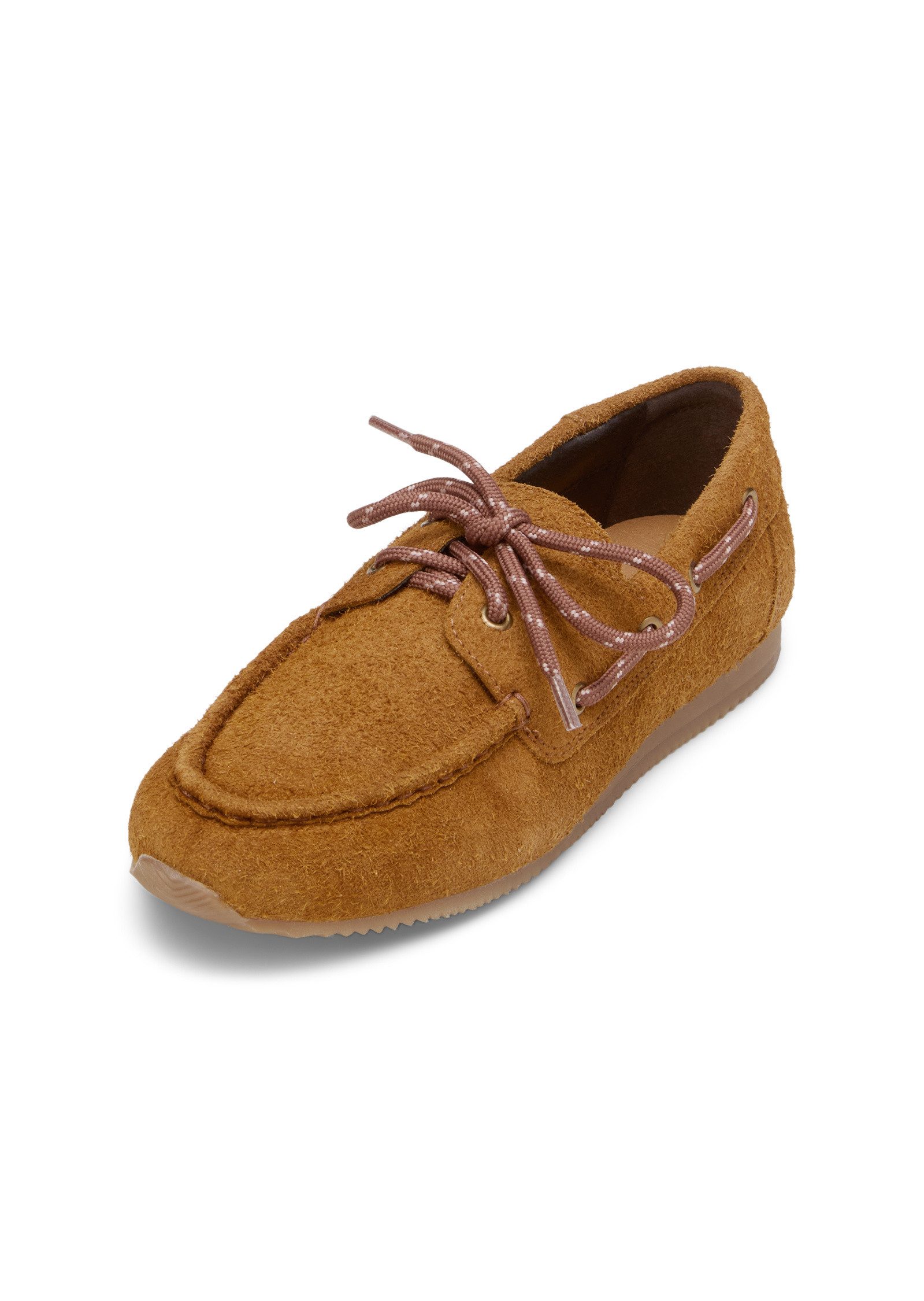 Marc O'Polo aus langhaarigem Veloursleder Bootsschuh günstig online kaufen