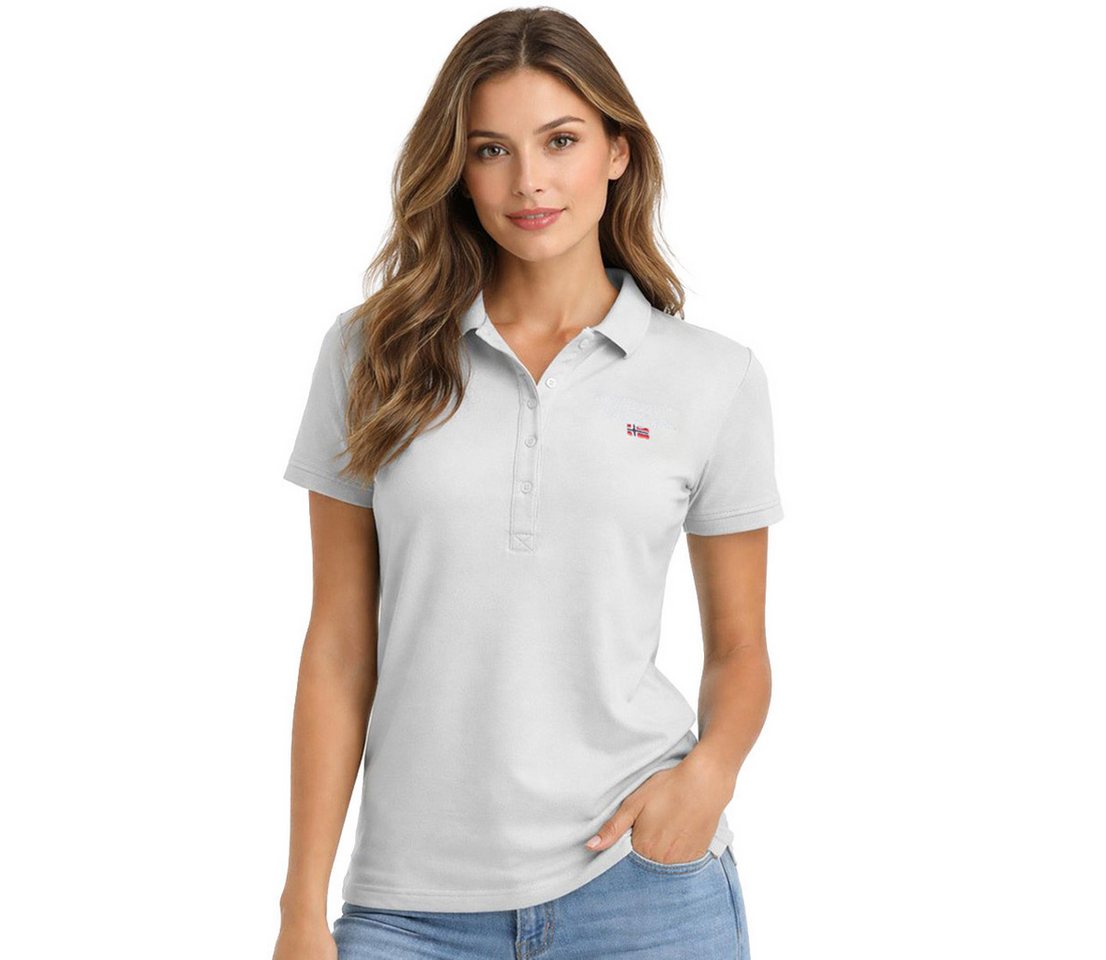Geographical Norway Poloshirt atmungsaktiv und hautsympathisch aus Baumwoll