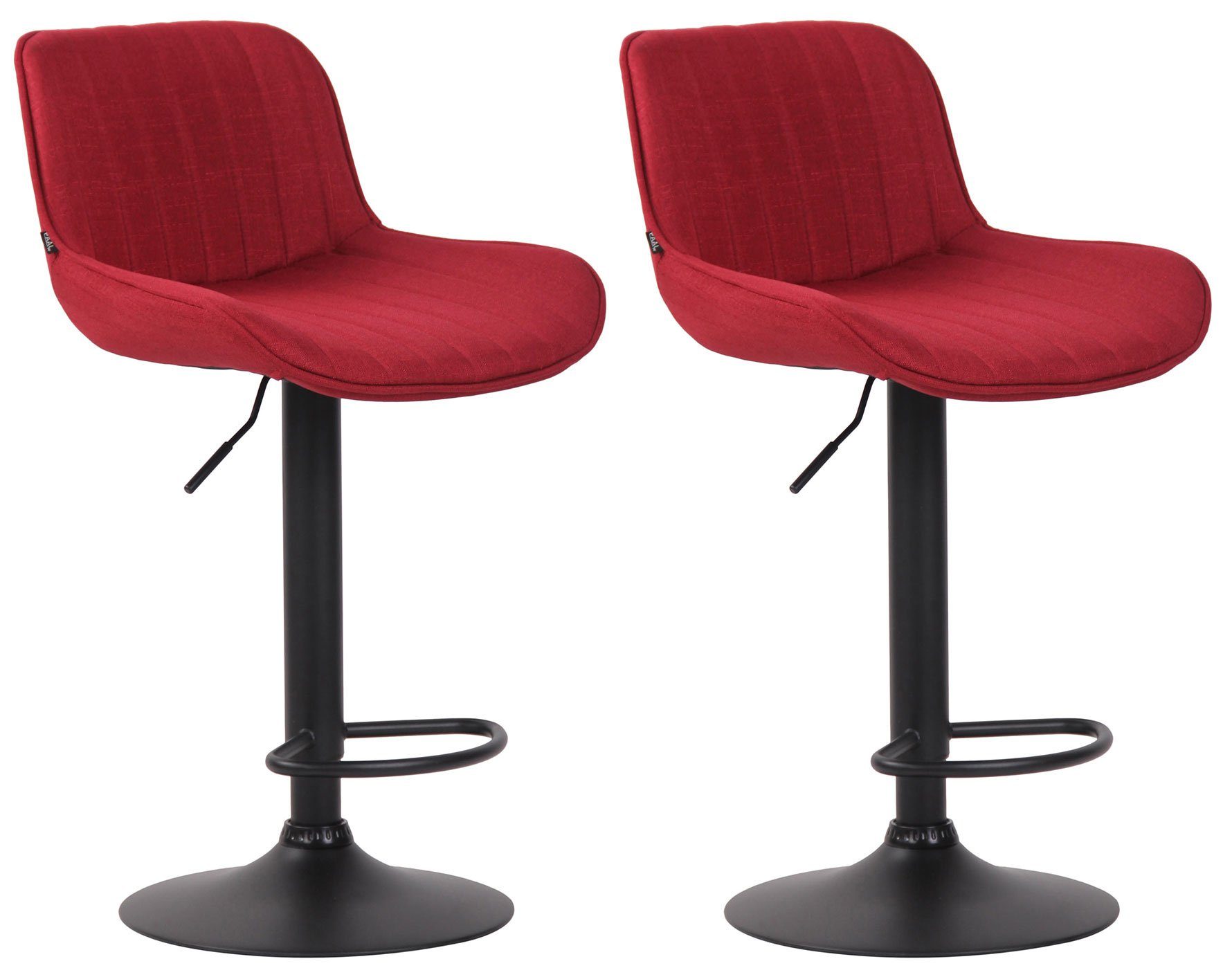 CLP Barhocker Lentini Stoff (2er Set, günstig online kaufen