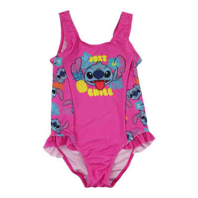 Stitch Badeanzug Disney Stitch Kinder Mädchen Schwimmanzug Gr. 98 bis 128