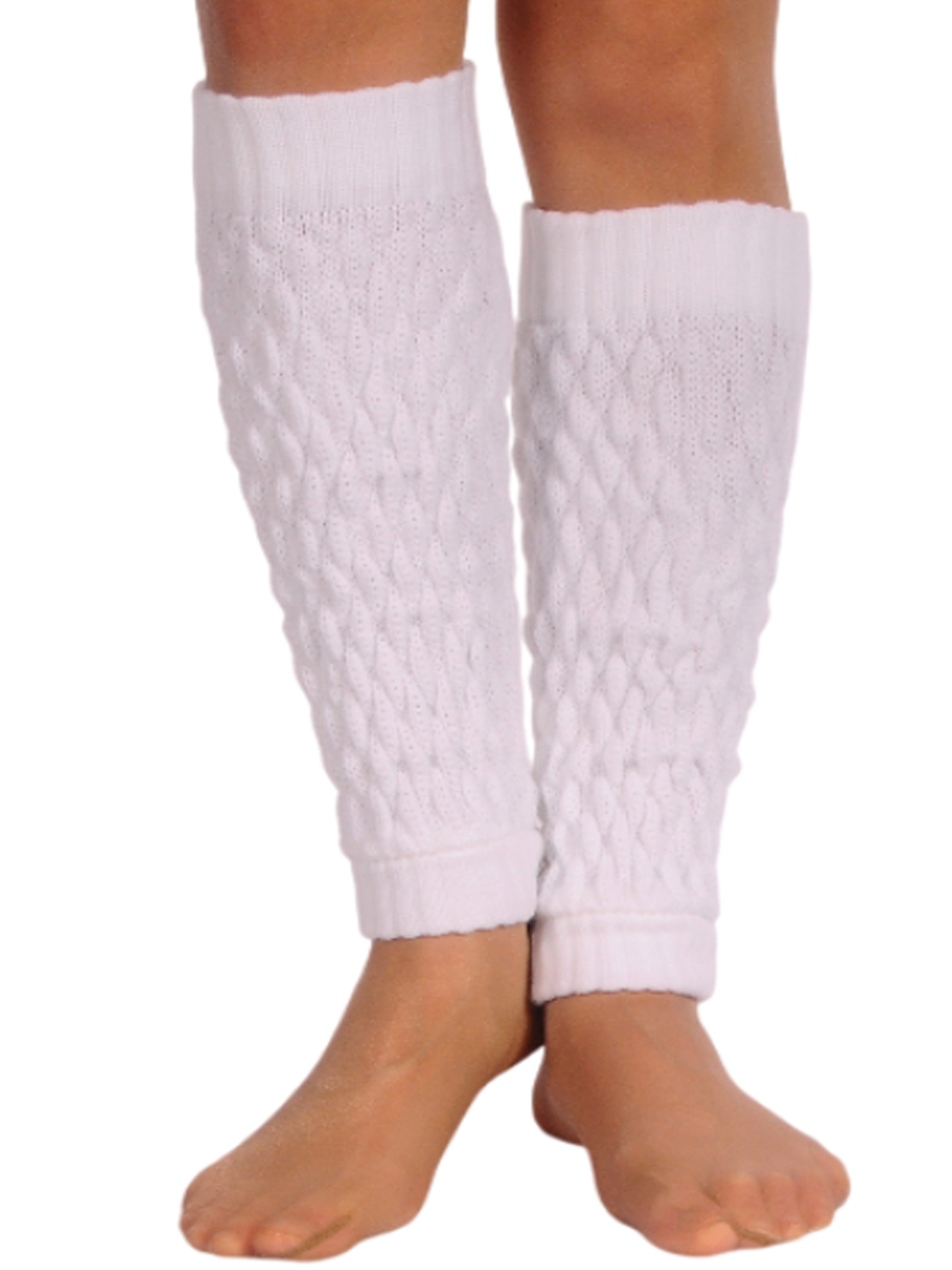 Martinex Beinstulpen Stulpen in Weiß elegante Beinwärmer für Damen Frauen Strickstulpen wärmend, weich, elastisch, in Milchweiß