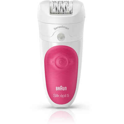 Braun Epilierer SES 5-500 SkinSpa SensoSmart - Epilierer - weiß/pink