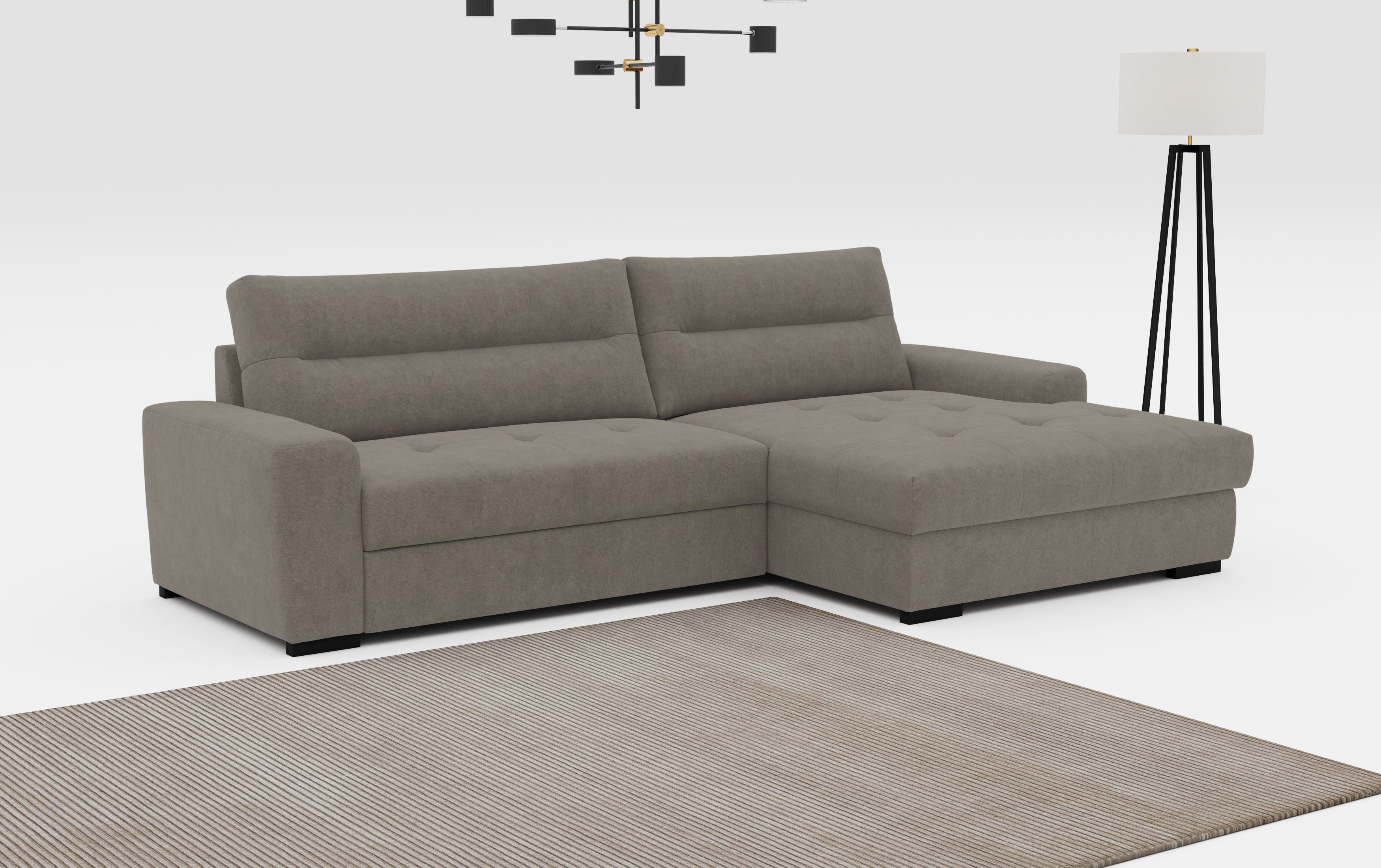 COTTA Ecksofa Cappa L-Form, wahlweise mit Bettfunktion & Bettkasten