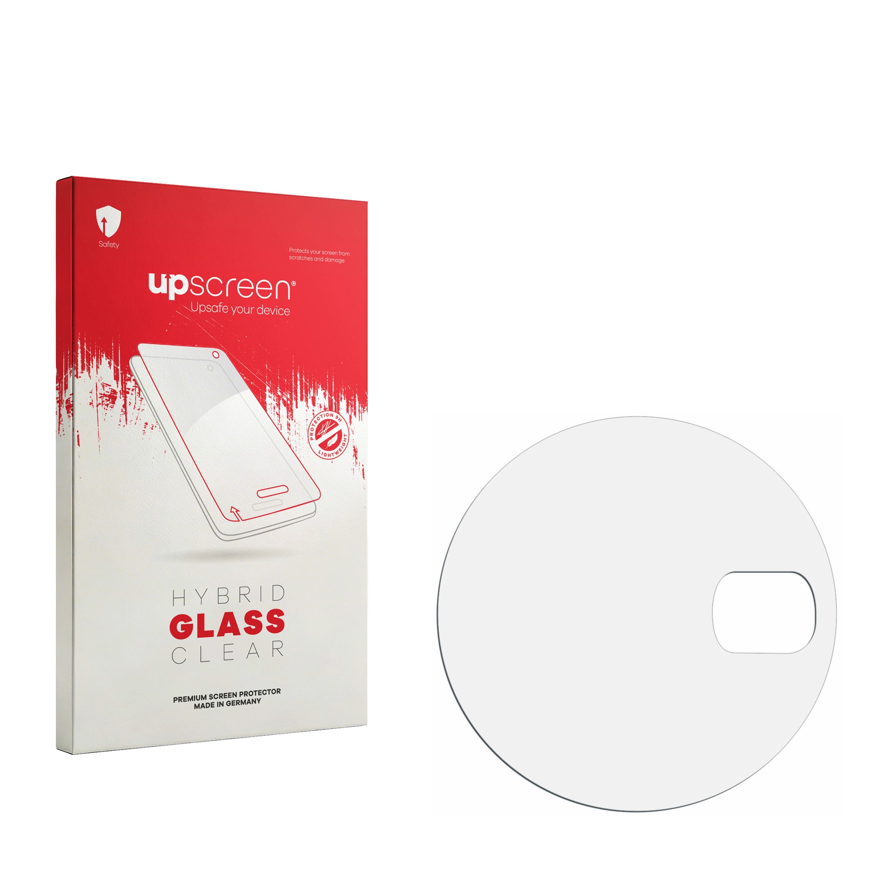 upscreen Displayschutzglas Folie für Rolex Yacht-Master 40 mm (Date), Schutzfolie Glas Panzer Display Schutz klar