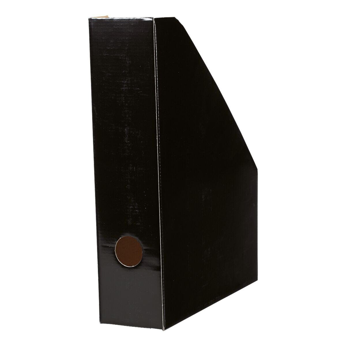 herlitz Stehsammler , Color, , A4, schmal, schwarz
