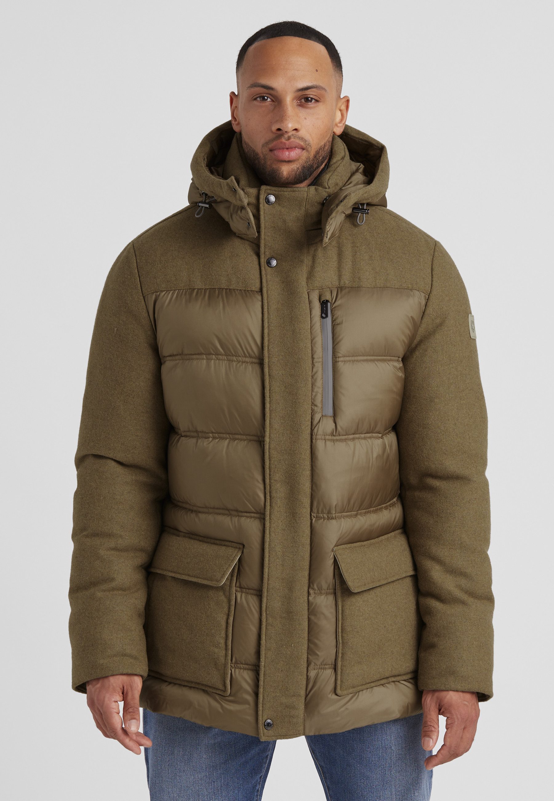 Steppjacke MSHoward Herren Übergangsjacke Jacke gesteppt