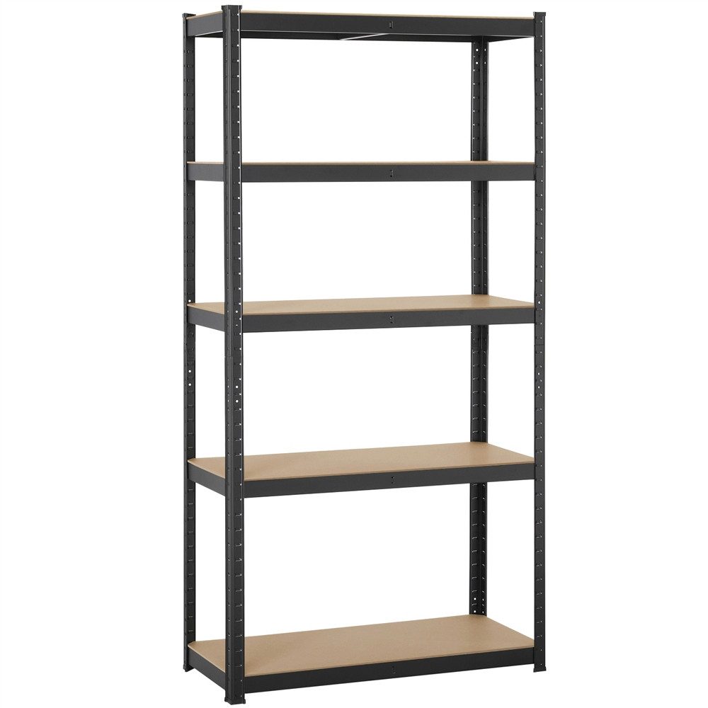 Yaheetech Standregal 5-Stufiges Lagerregal 90 x 40 x 180cm, mit verstellbaren Einlegeböden & flexibler Konfiguration