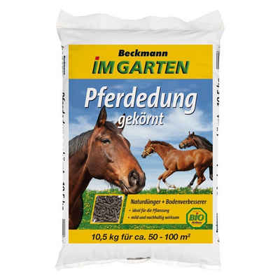 Beckmann IM GARTEN Gartendünger Pferdedung gekörnt Naturdünger 10,5 kg Sack