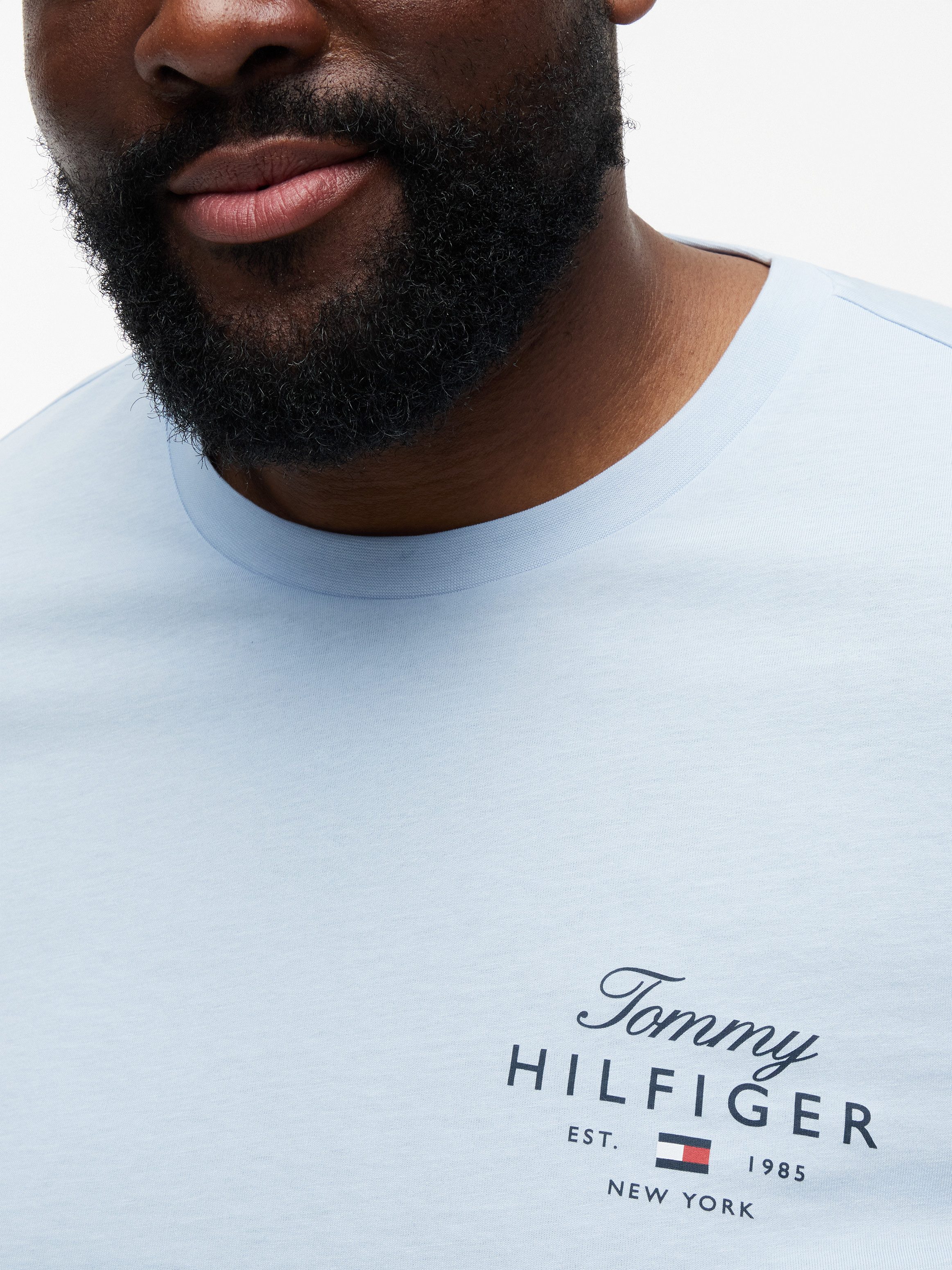 Tommy Hilfiger Big & Tall T-Shirt BT-SCRIPT STACK Große Größen, aus Jersey mit Logo