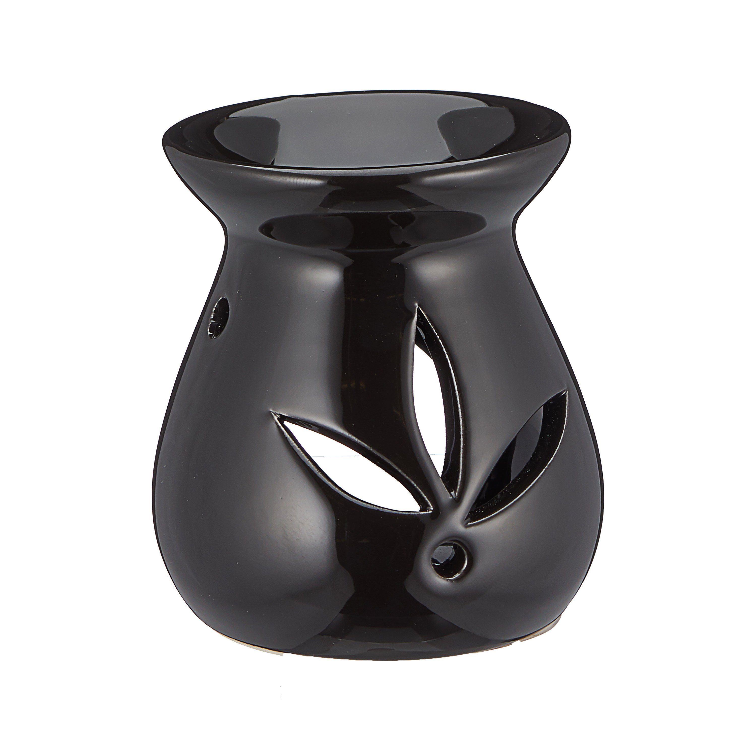 CEPEWA Duftlampe Duftlampe Aromalampe Keramik Set Raumduft braun schwarz 3er weiß