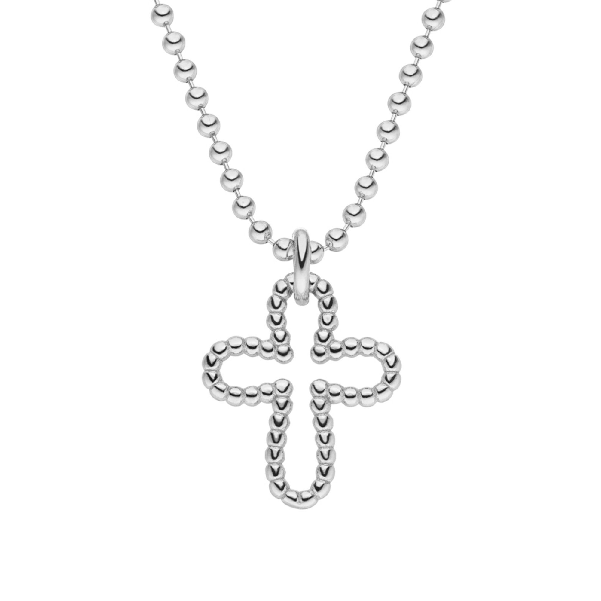 SCHOSCHON Kette mit Anhänger Kugelkette Kreuz-Anhänger günstig online kaufen