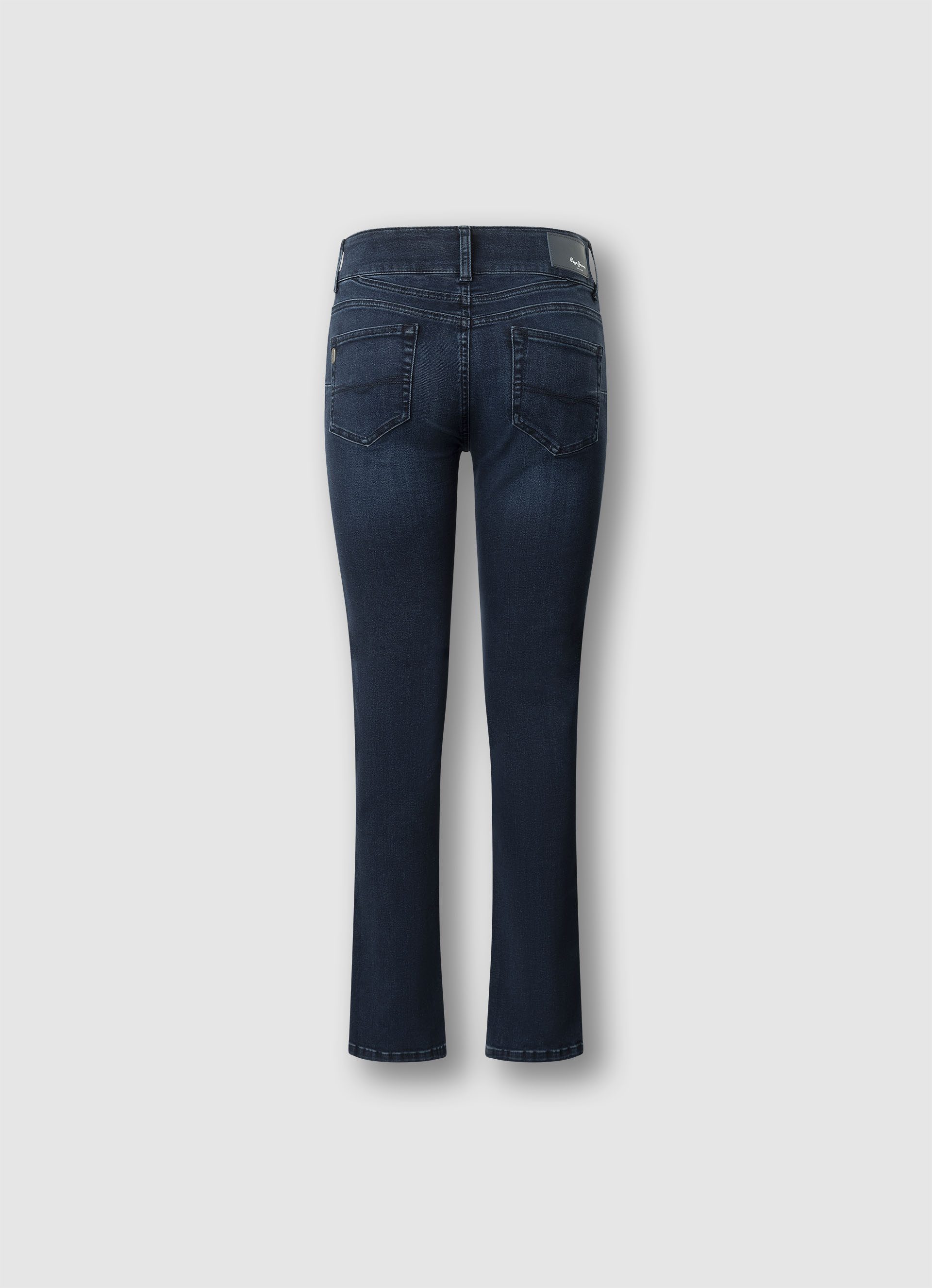 Pepe Jeans Slim-fit-Jeans GEN PUSH UP mit doppeltem Knopfverschluss, Mid Waist