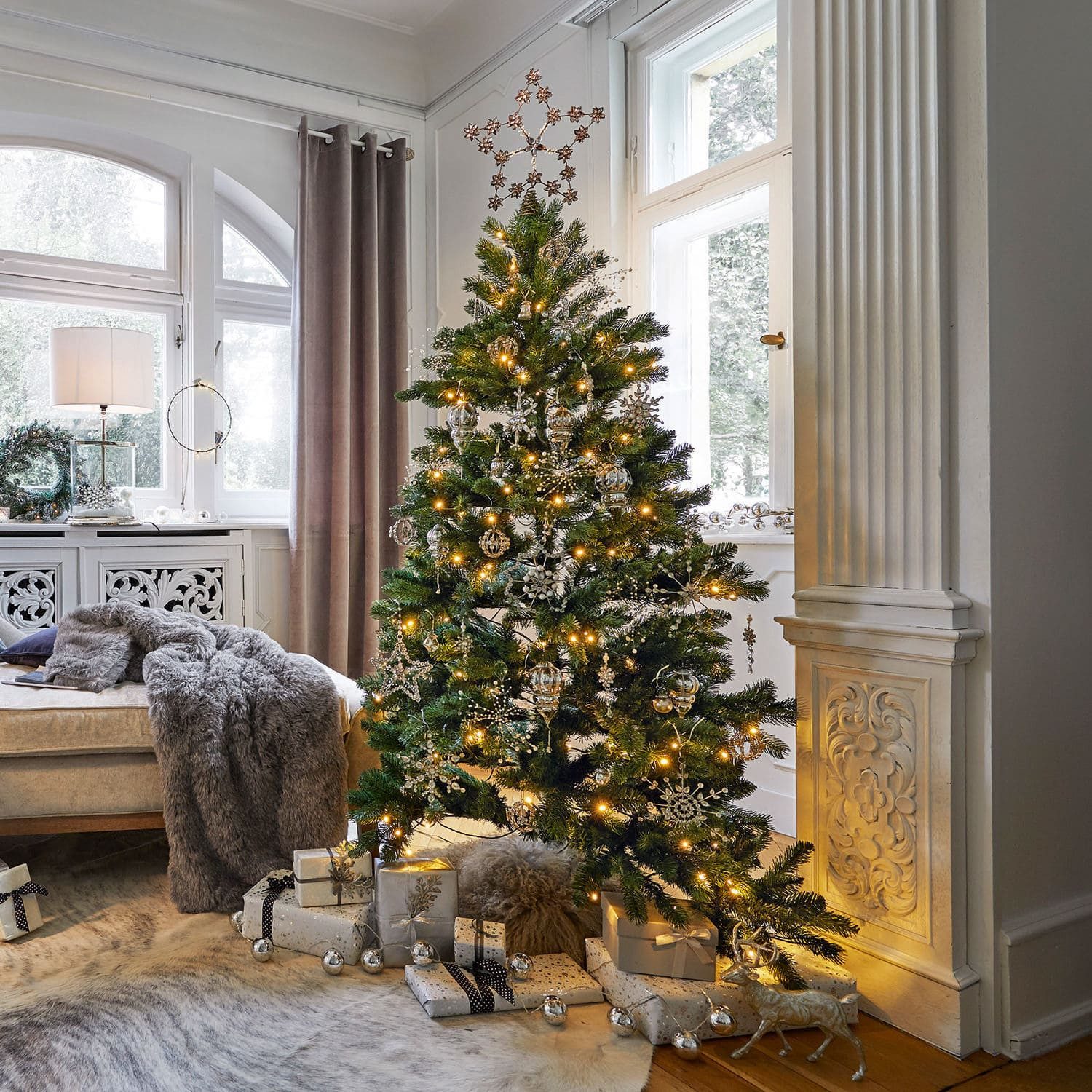 Mirabeau Künstlicher Weihnachtsbaum Weihnachtsbaum Helford grün, none