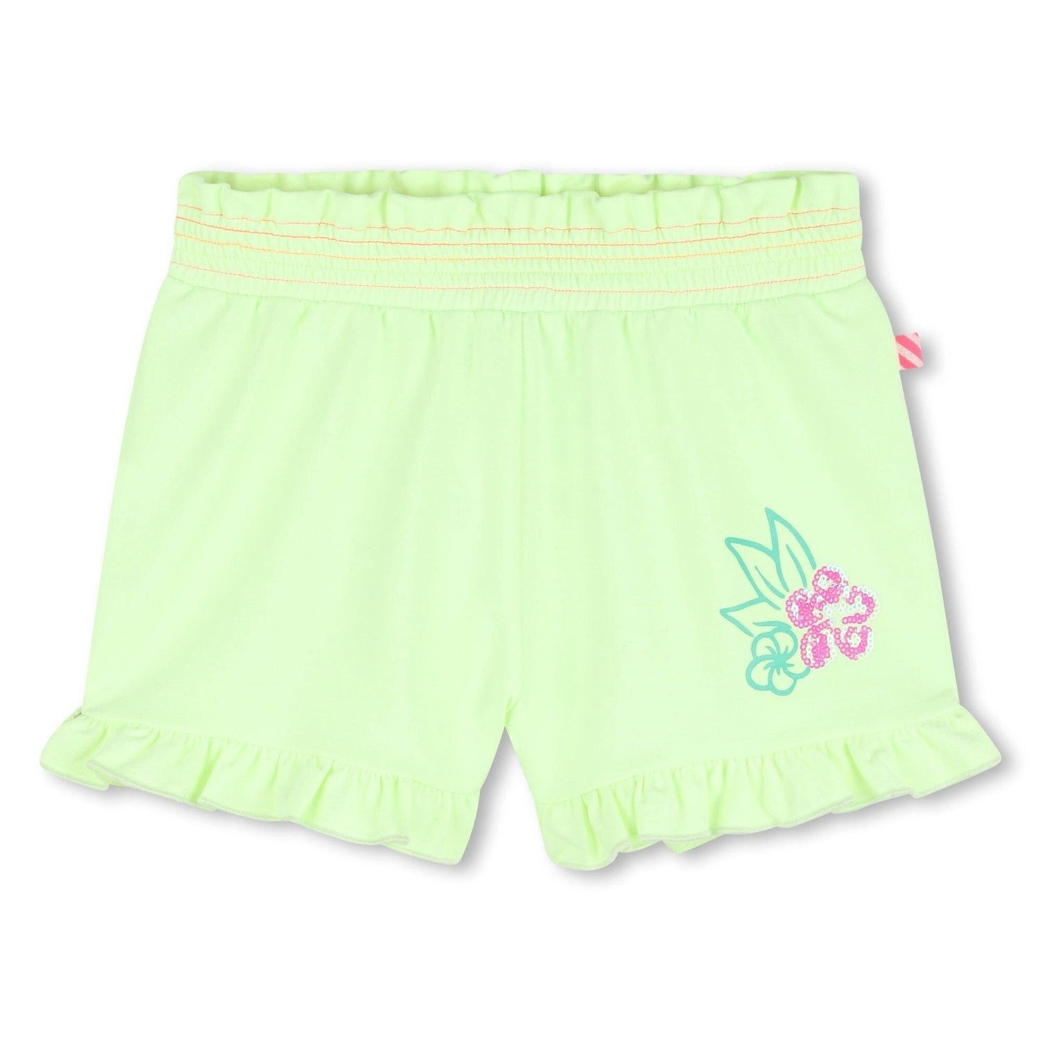 Billieblush Shorts Billieblush Kids Fleece-Shorts – Grüne Zitrone