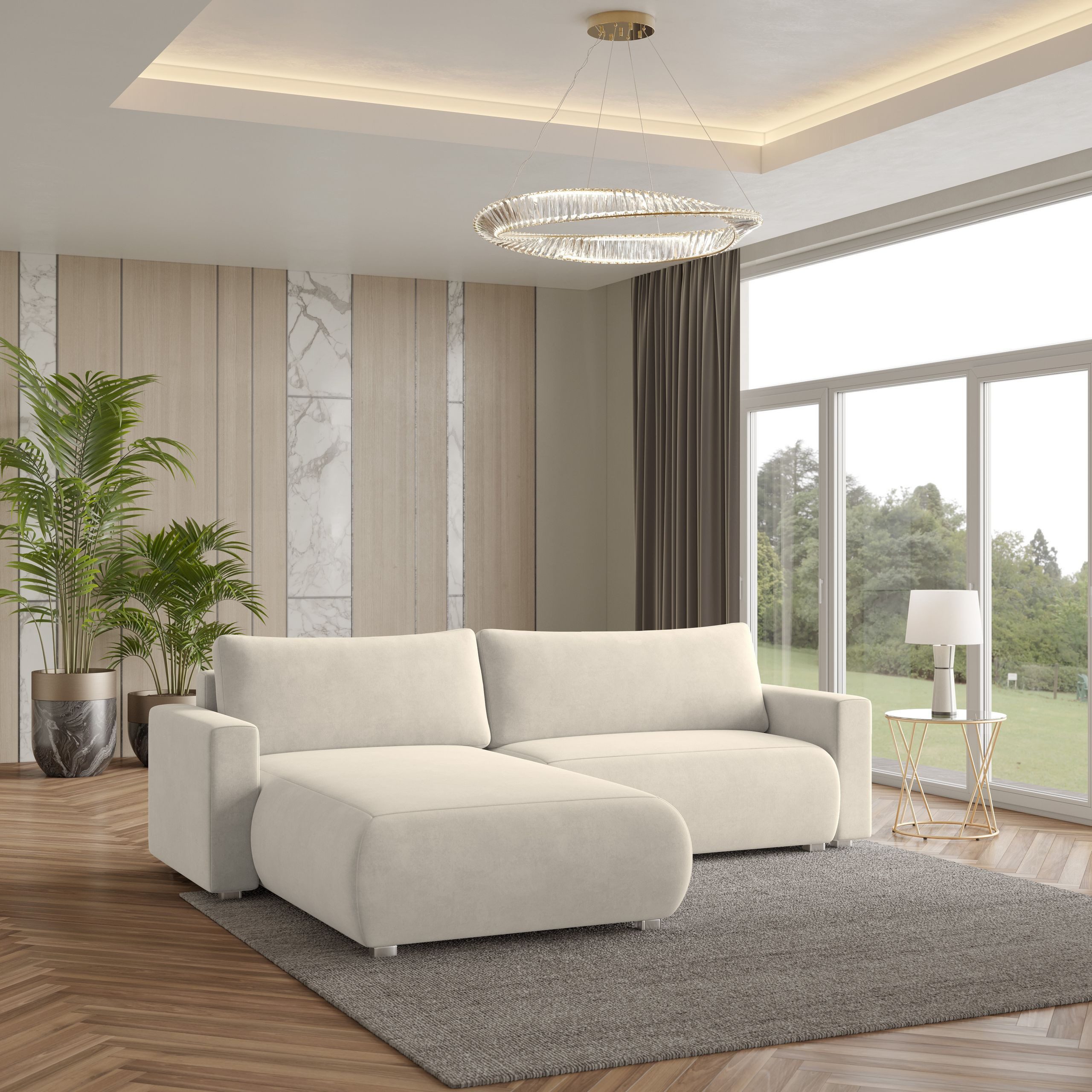 Masseno Ecksofa TURIN mit Schlaffunktion L-Form, günstig online kaufen