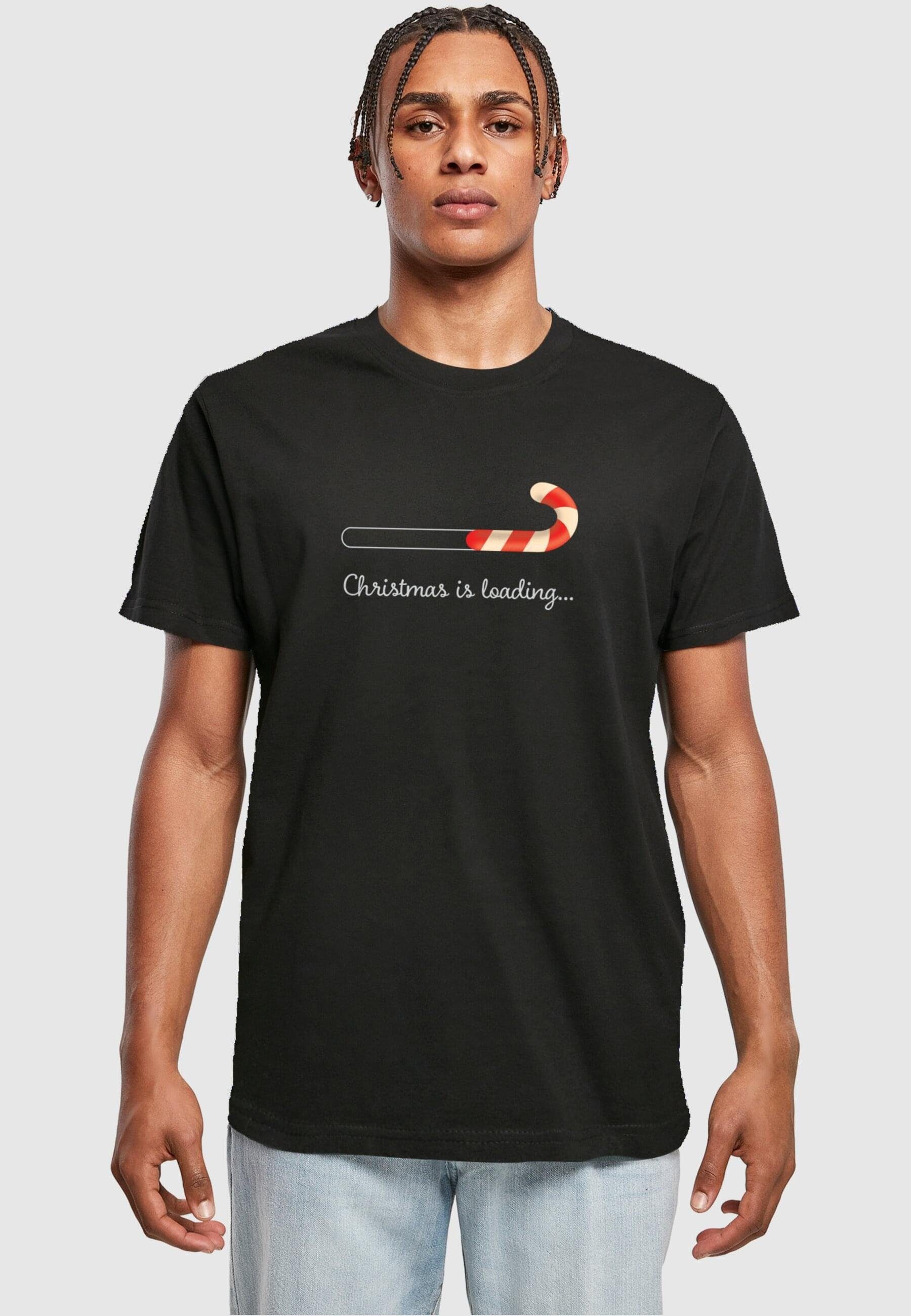 Loading T-Shirt Herren Merchcode Round (1-tlg) Christmas black Neck T-Shirt
