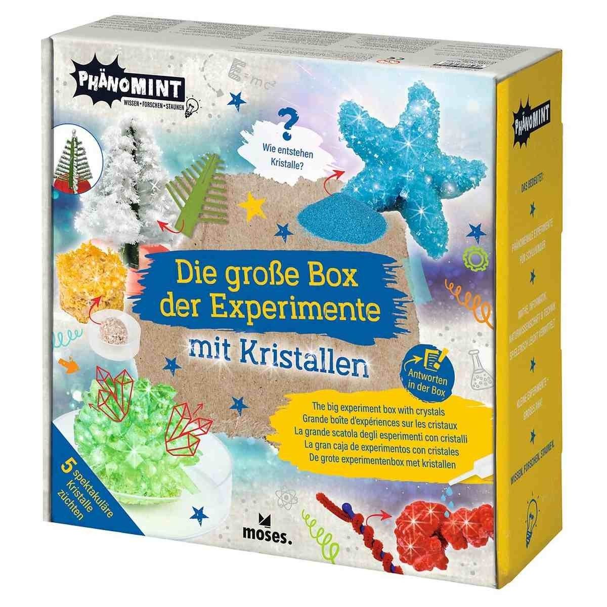 Moses. Verlag Kreativset PhänoMINT Box Kristall-Experimente für Kinder ab 6 Jahren