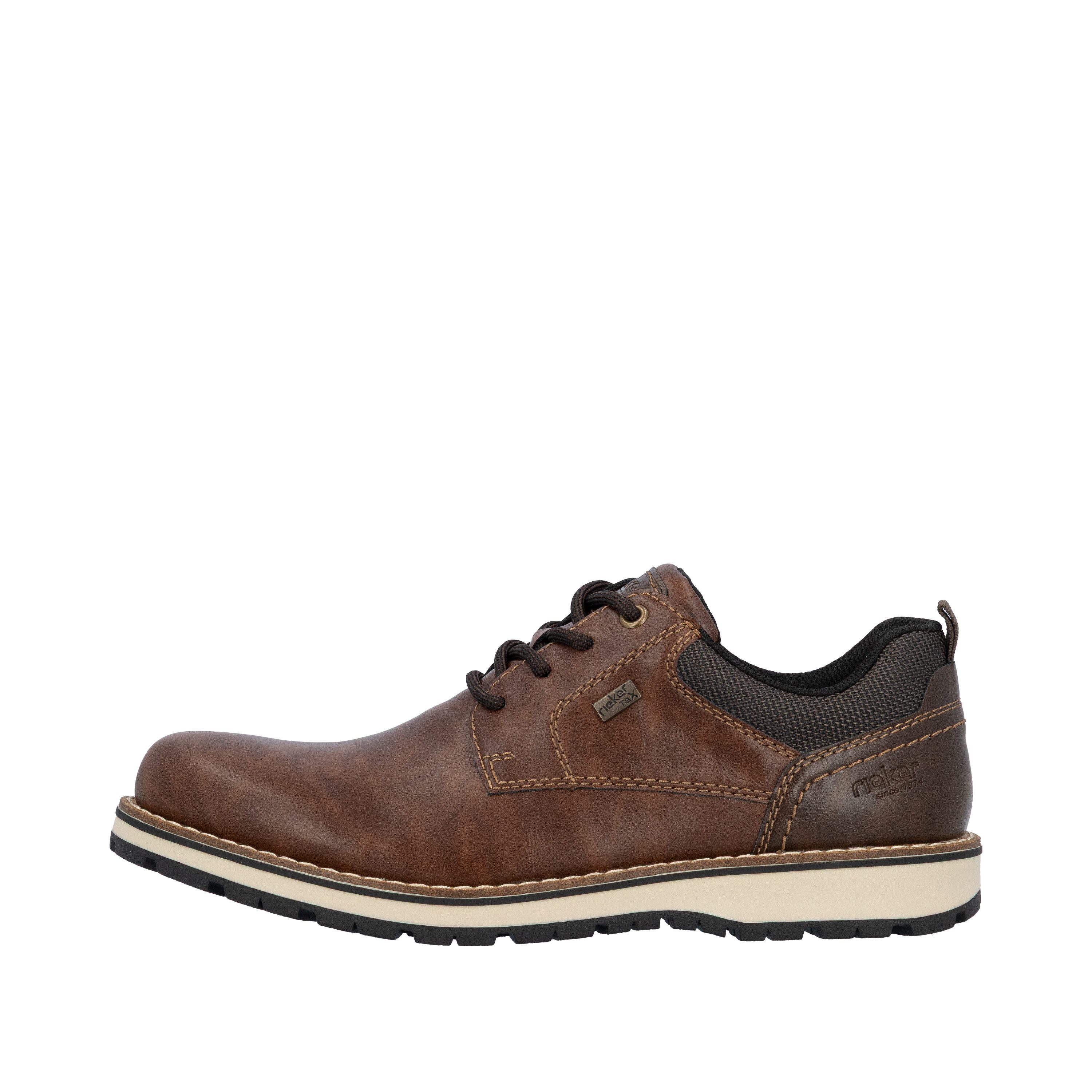 Rieker Schnürschuh Business Schnürer, Halbschuh, Casual Sneaker mit Innenreißverschluss