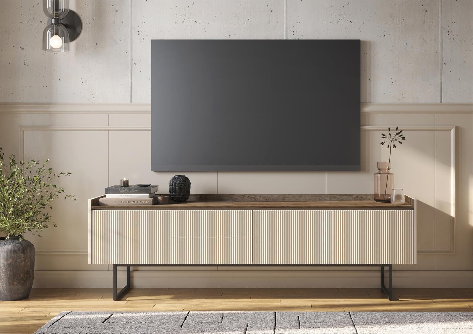 Compleo TV-Schrank mit 2 Schubladen und günstig online kaufen