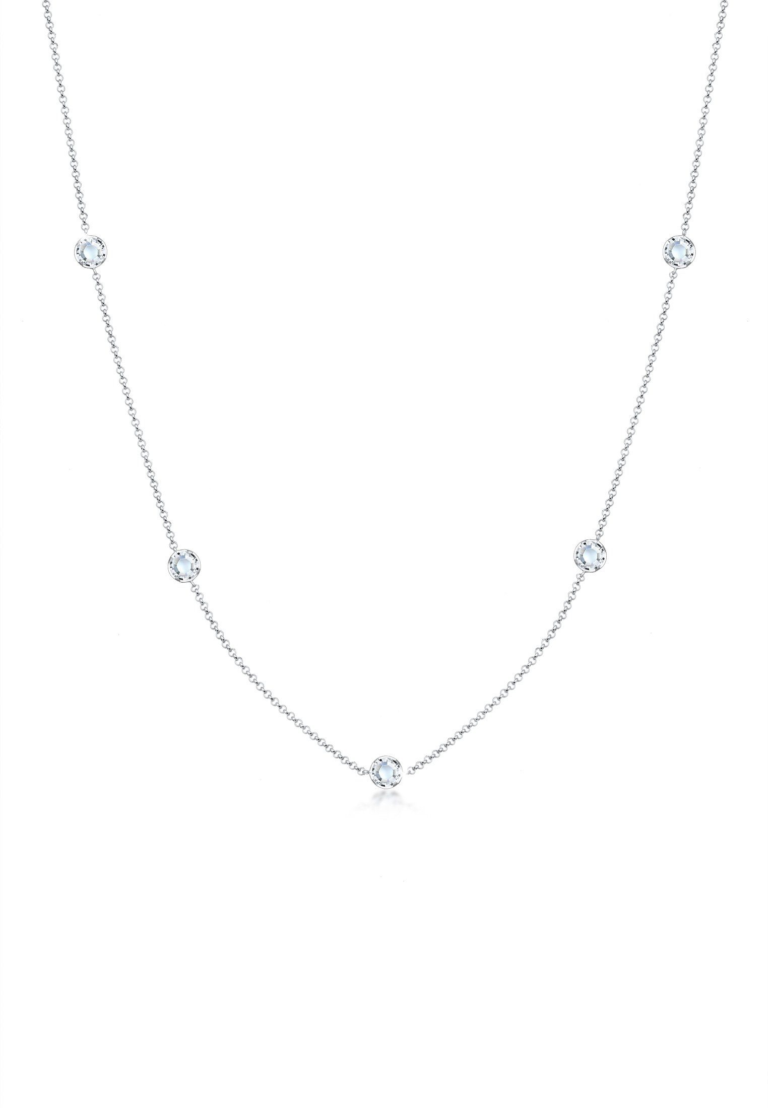Elli Kette mit Anhänger »Erbskette Basic Kristalle 925 Silber« online