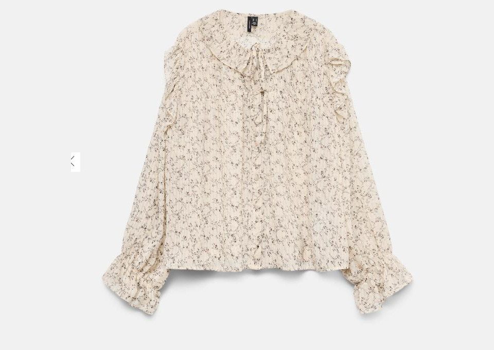 Vero Moda Chiffonbluse VMPETRA LS SHIRT WVN NOOS