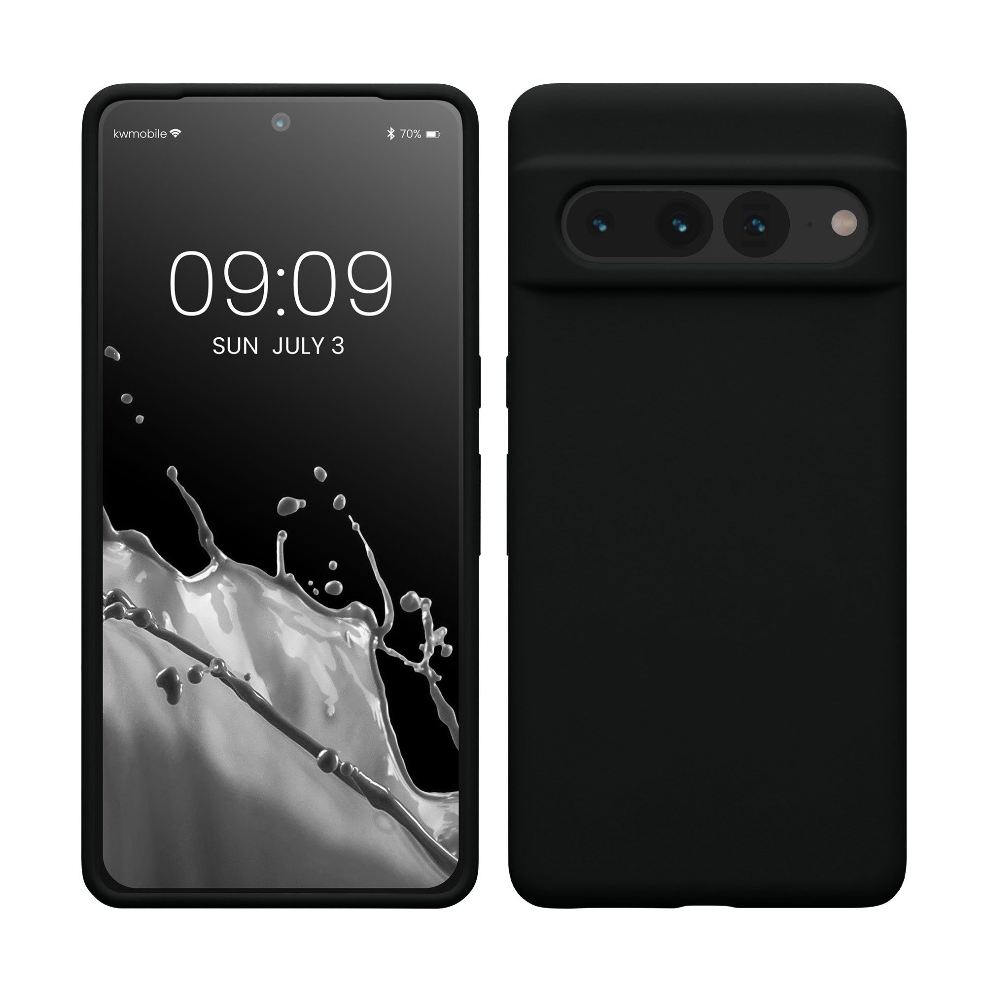 kwmobile Handyhülle Hülle für Google Pixel 7 Pro, Hülle Silikon gummiert - Handyhülle - Handy Case Cover
