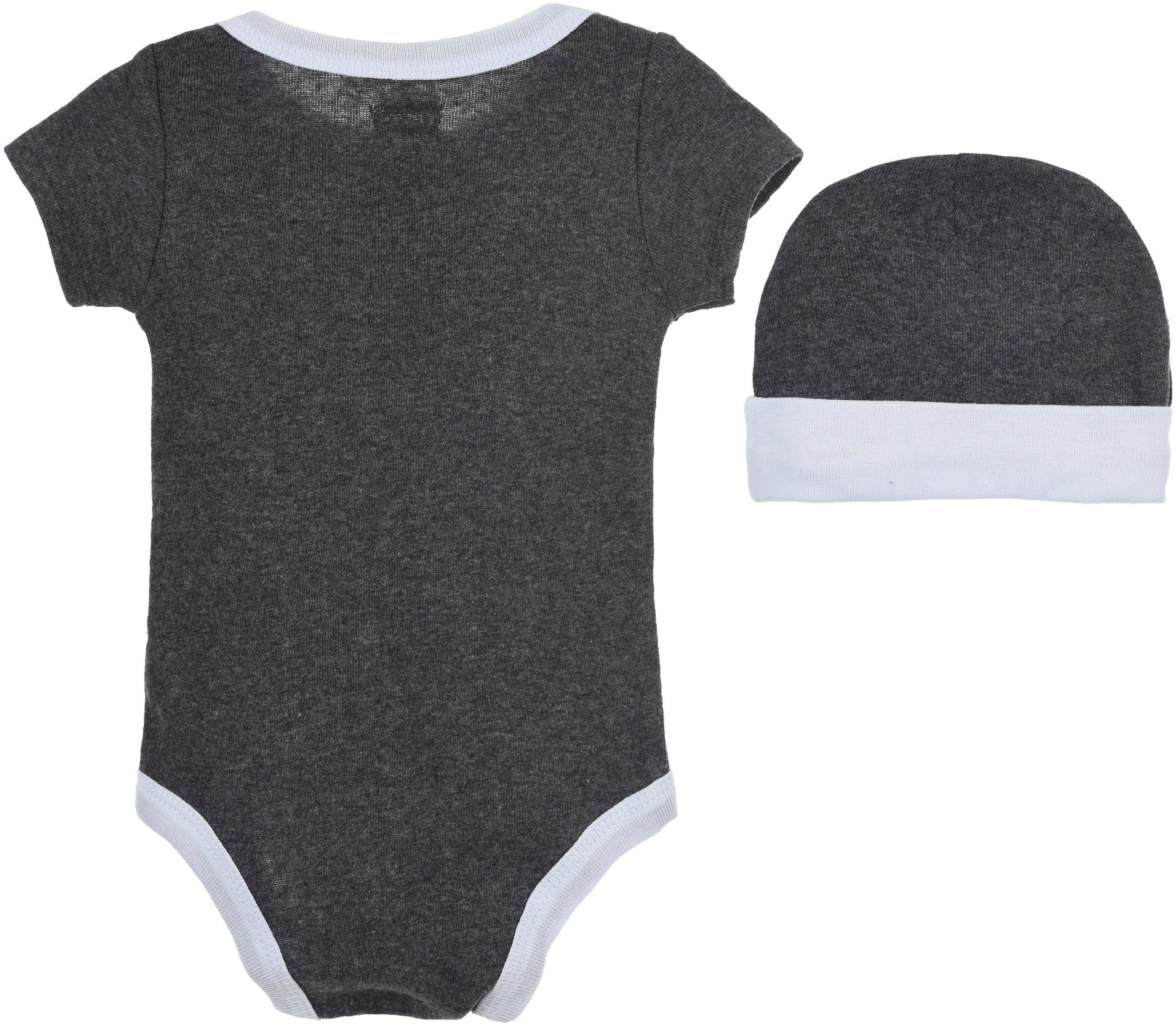 Levi's® Kids Body Neugeborenen-Geschenkset (Set, UNISEX charcoal 3-tlg)