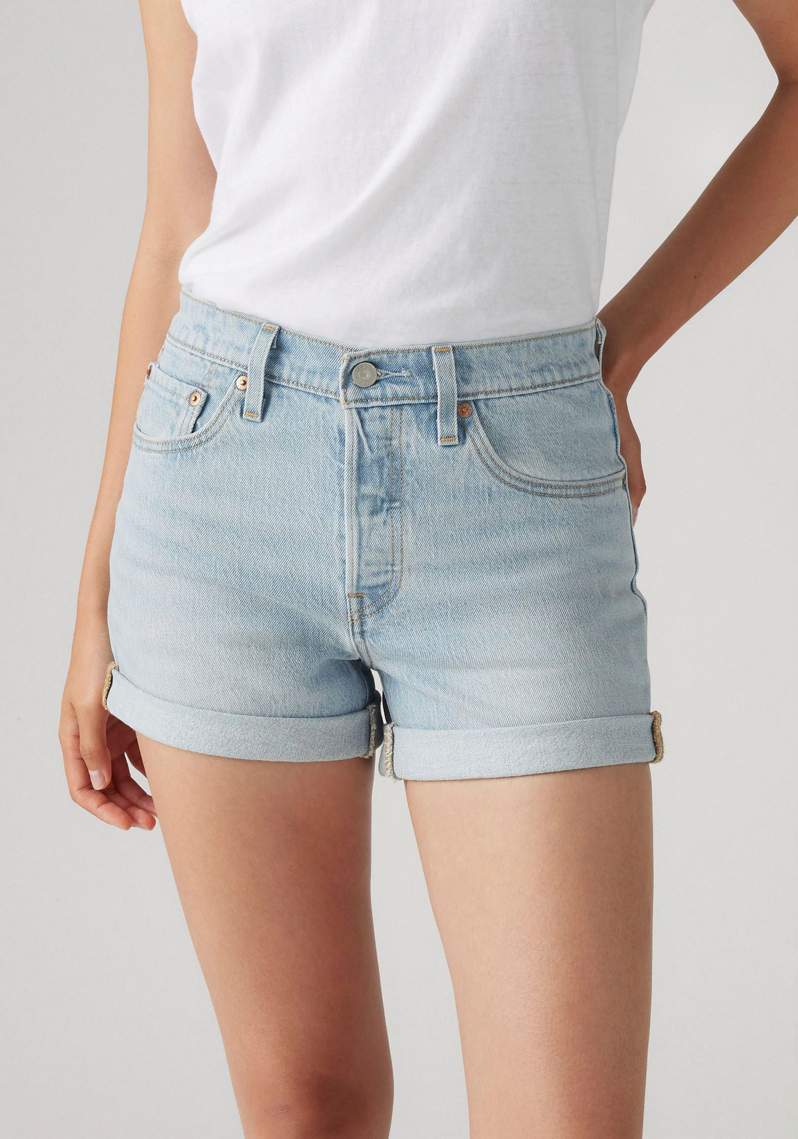Levi's® Jeansshorts 501 Short Long Sommerhose günstig online kaufen