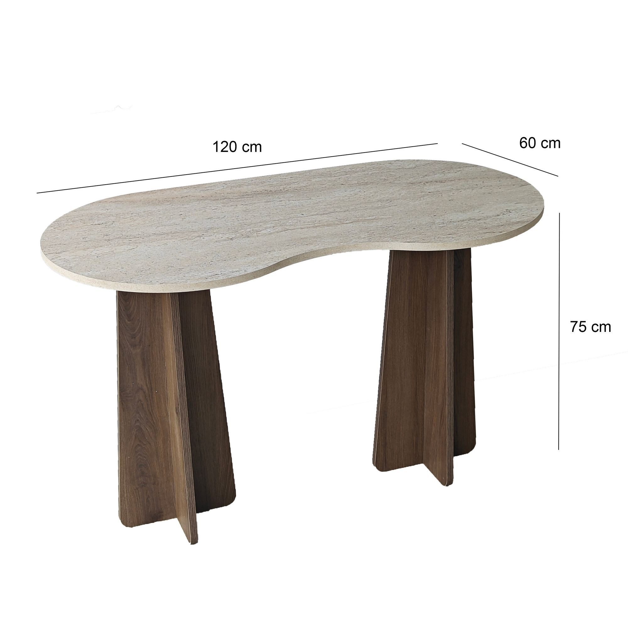 Skye Decor Schreibtisch Infini (Packung, 1-St., 1 Tisch), Breite 120 cm