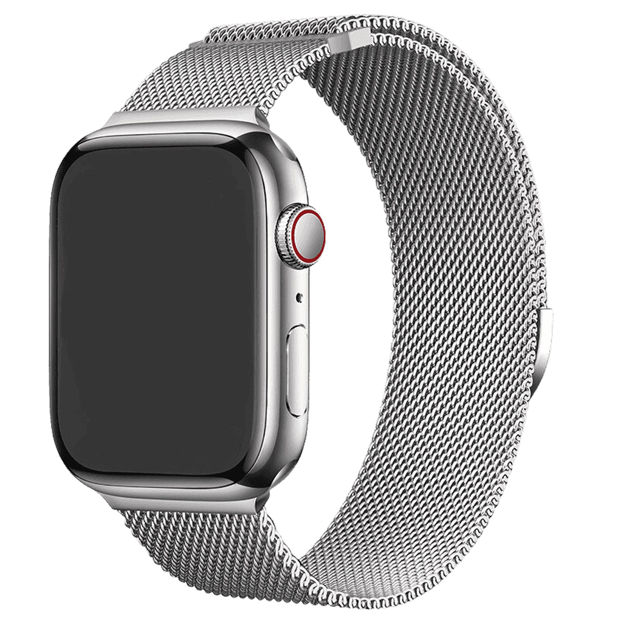Futurea Smartwatch-Armband für Apple Watch Armband im Milanaise Look Edelstahl Mesh, kompatibel mit allen Apple Watches