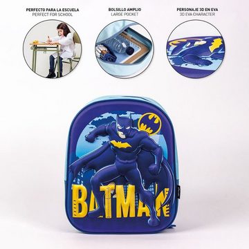 Batman Rucksack Batman Kinder-Rucksack 3D Blau
