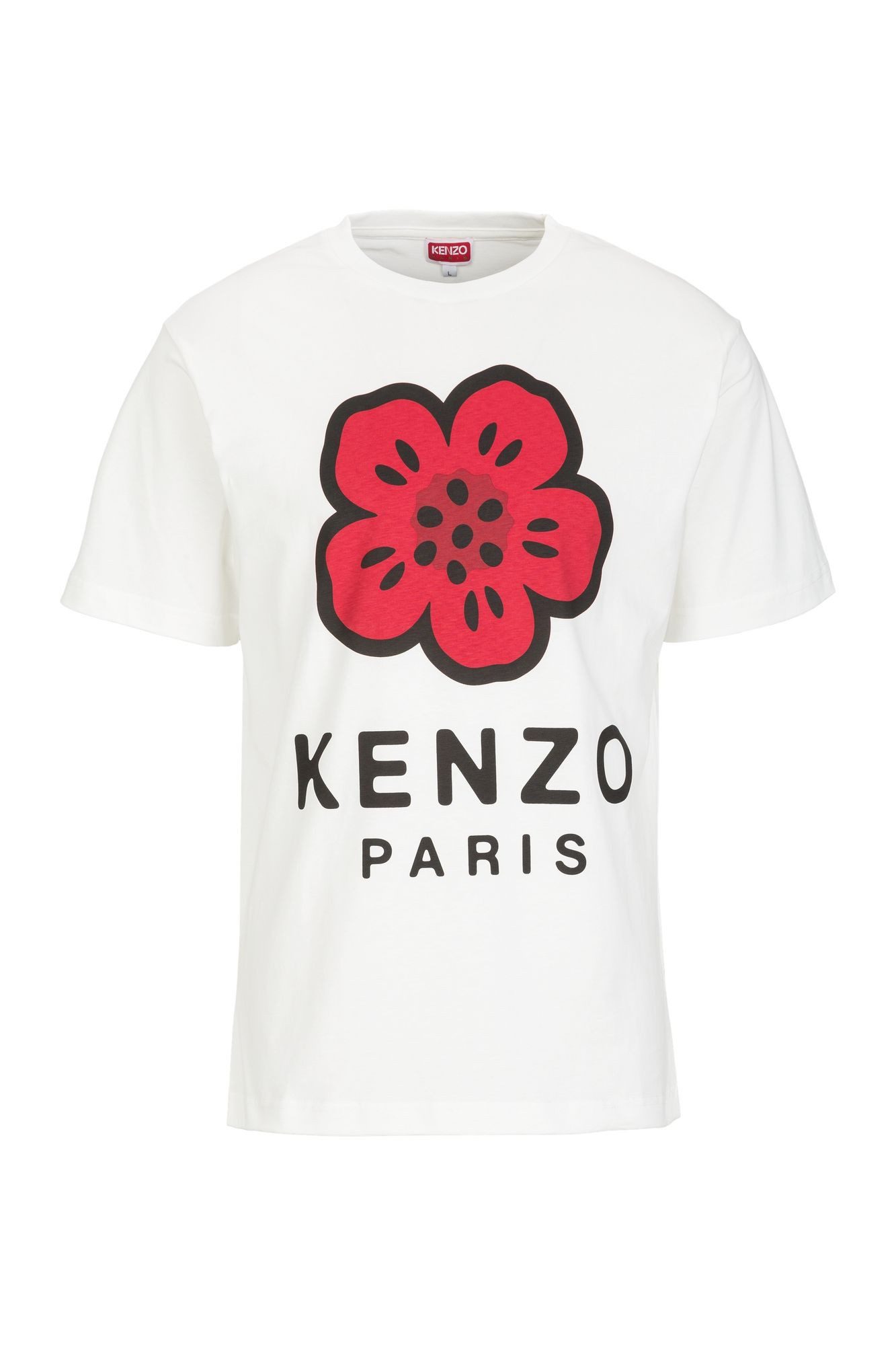 KENZO T-Shirt Tee Boke Flower Di Cotone