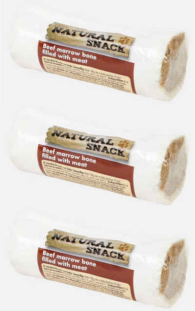 Spectrum Kauspielzeug 3 Stück Natural Snack Markknochen gefüllt 230 g für Hunde, (3-tlg)
