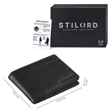 STILORD Geldbörse "Sterling" RFID Geldbeutel Herren Leder