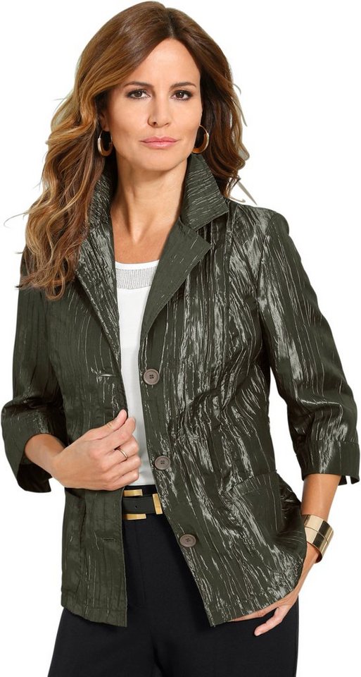 Lady Blusenblazer in modischer Crash-Optik Lady Blusenblazer in modischer Crash-Optik