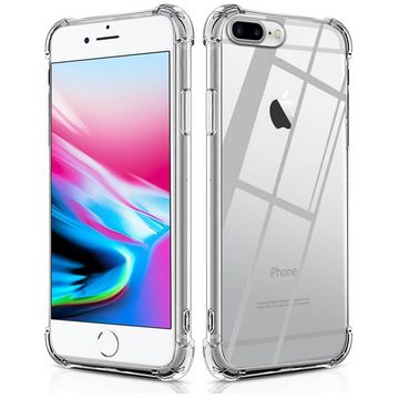 CoolGadget Handyhülle Anti Shock Rugged Case für Apple iPhone 7 Plus / 8 Plus 5,5 Zoll, Slim Cover Kantenschutz Schutzhülle für iPhone 7 Plus, 8 Plus Hülle