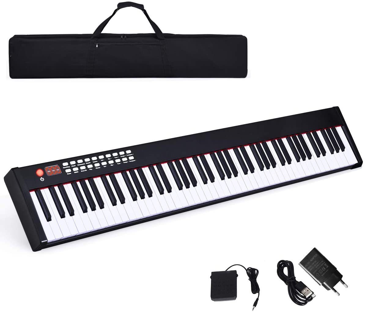 COSTWAY Keyboard »Digitales Piano elektronisches Klavier«, Bluetooth