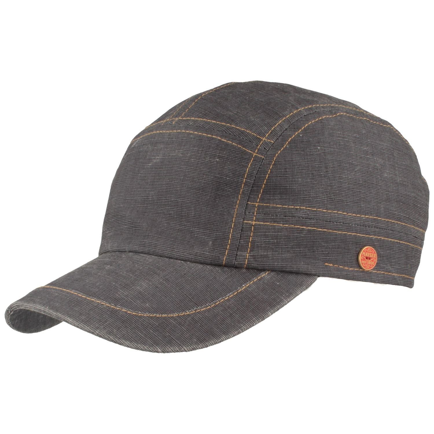 fein, Leinen Baumwolle aus Baseball Cap blau und 9588 Mayser mit 80 UV-Schutz