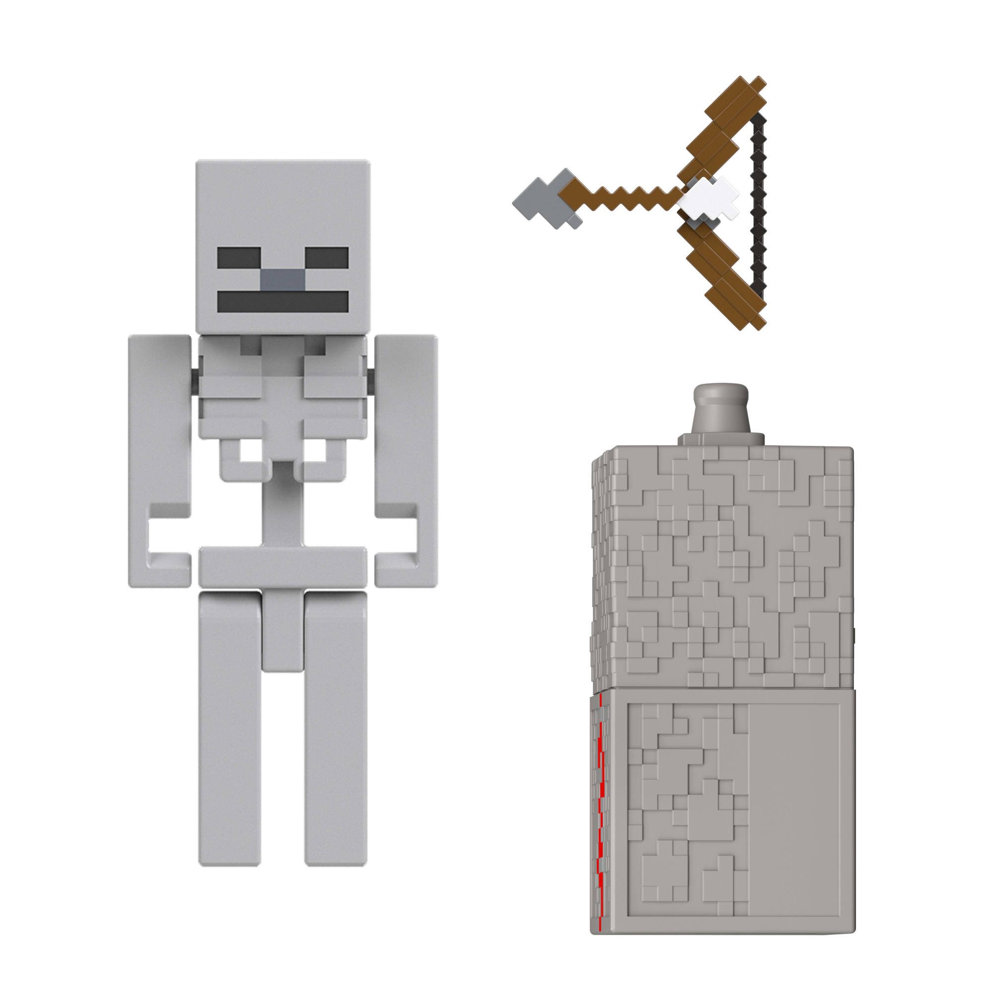 Mattel® Spielfigur Minecraft 3.25" CORE FIG Skeleton