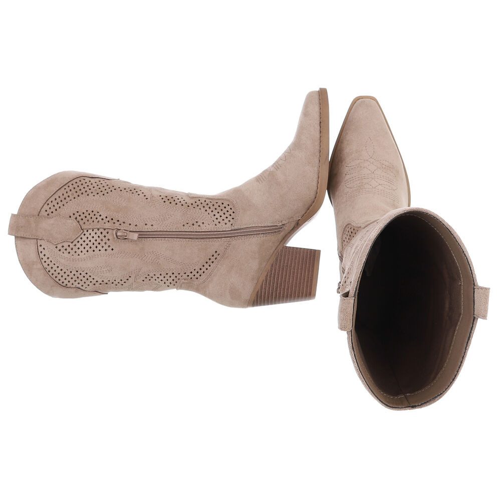 Ital-Design Damen Cowboyboots Western Westernstiefel (88671668) Blockabsatz günstig online kaufen