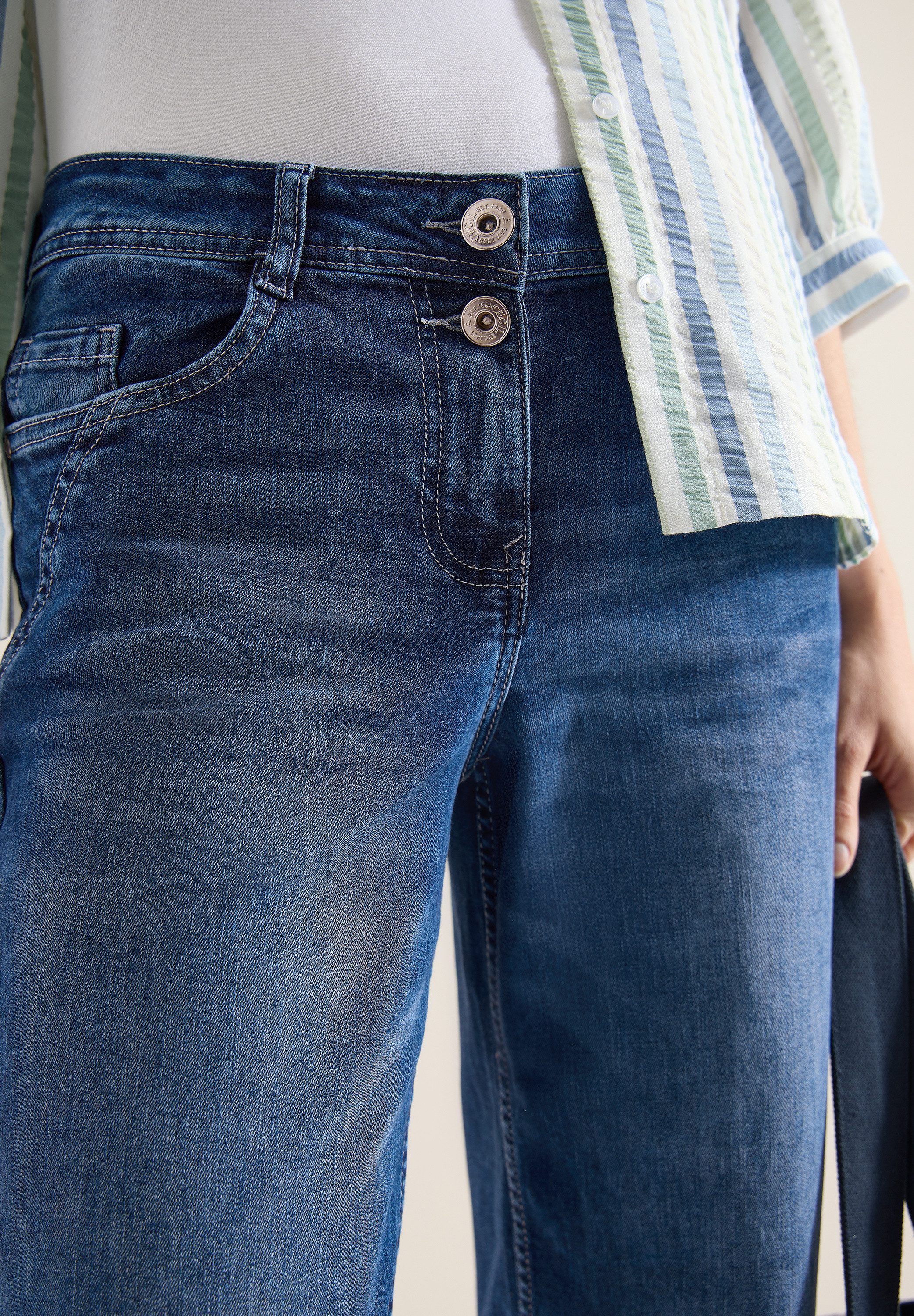 CECIL Loose-fit-Jeans Style Neele mit Stretch